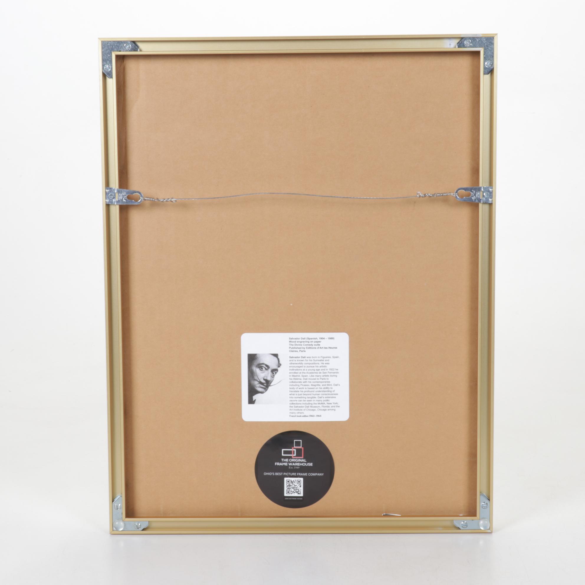 Salvador Dalí Wood Engraving "Gloria Patri"