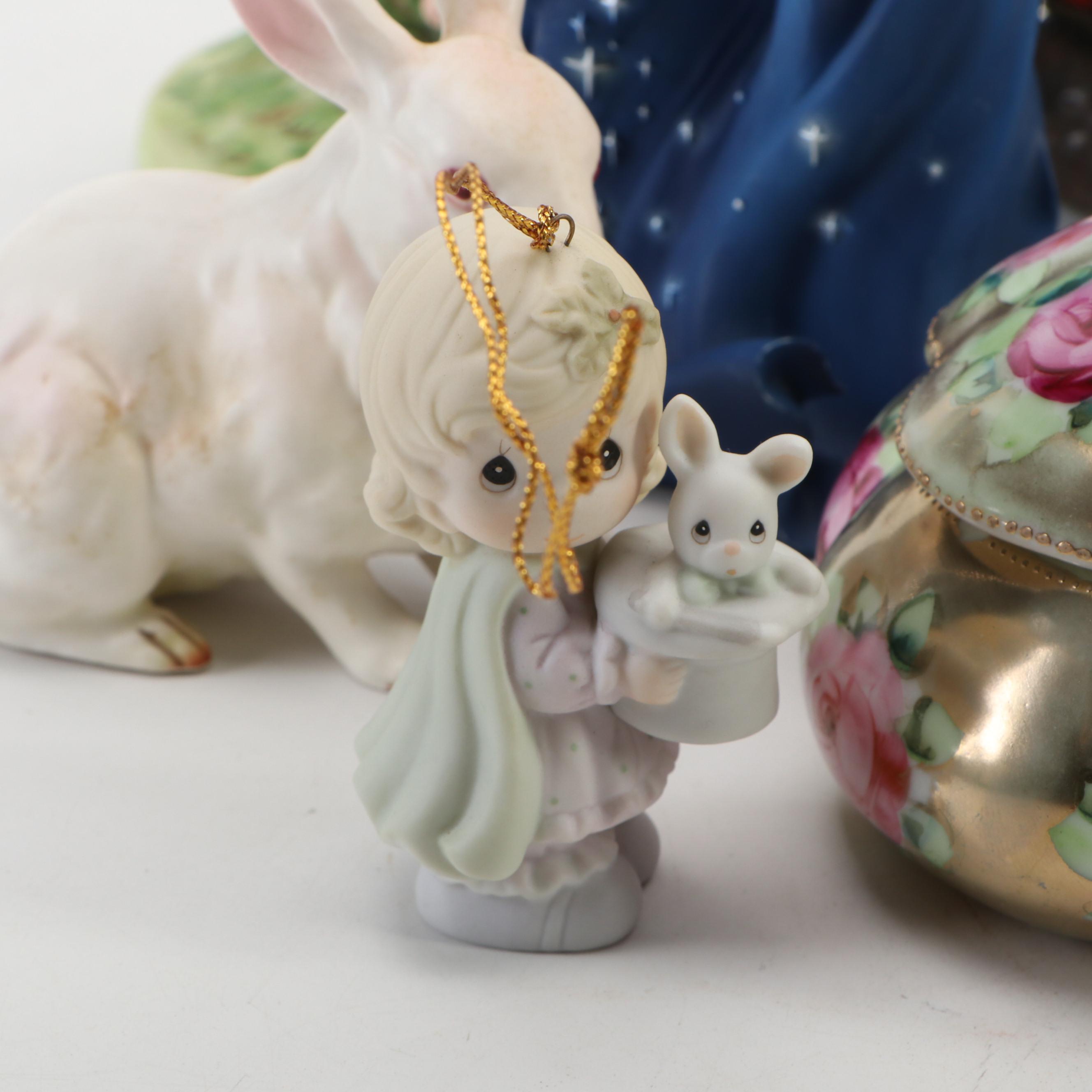 Norman Rockwell Museum "Summer Fun" Ceramic Figurine with Others