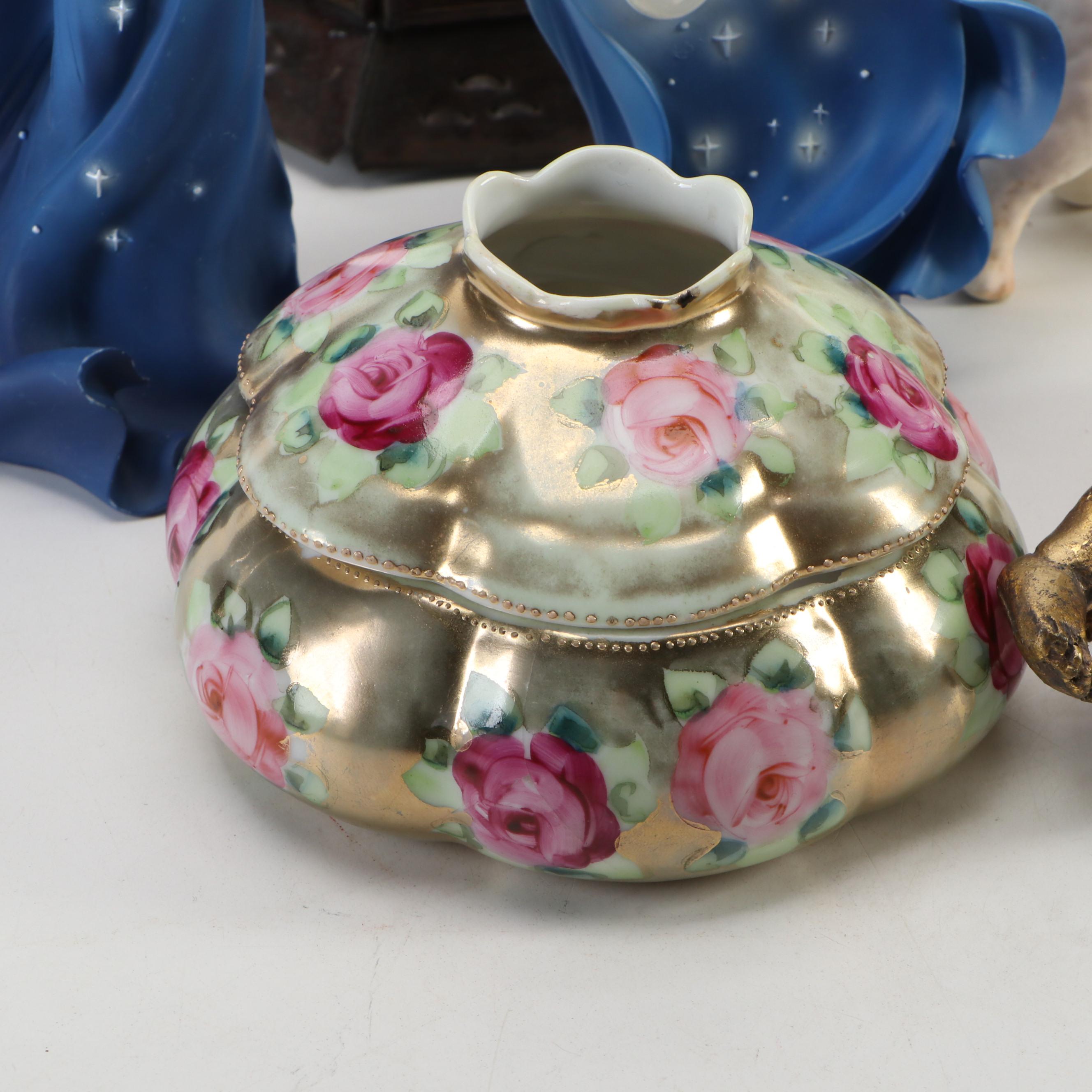 Norman Rockwell Museum "Summer Fun" Ceramic Figurine with Others