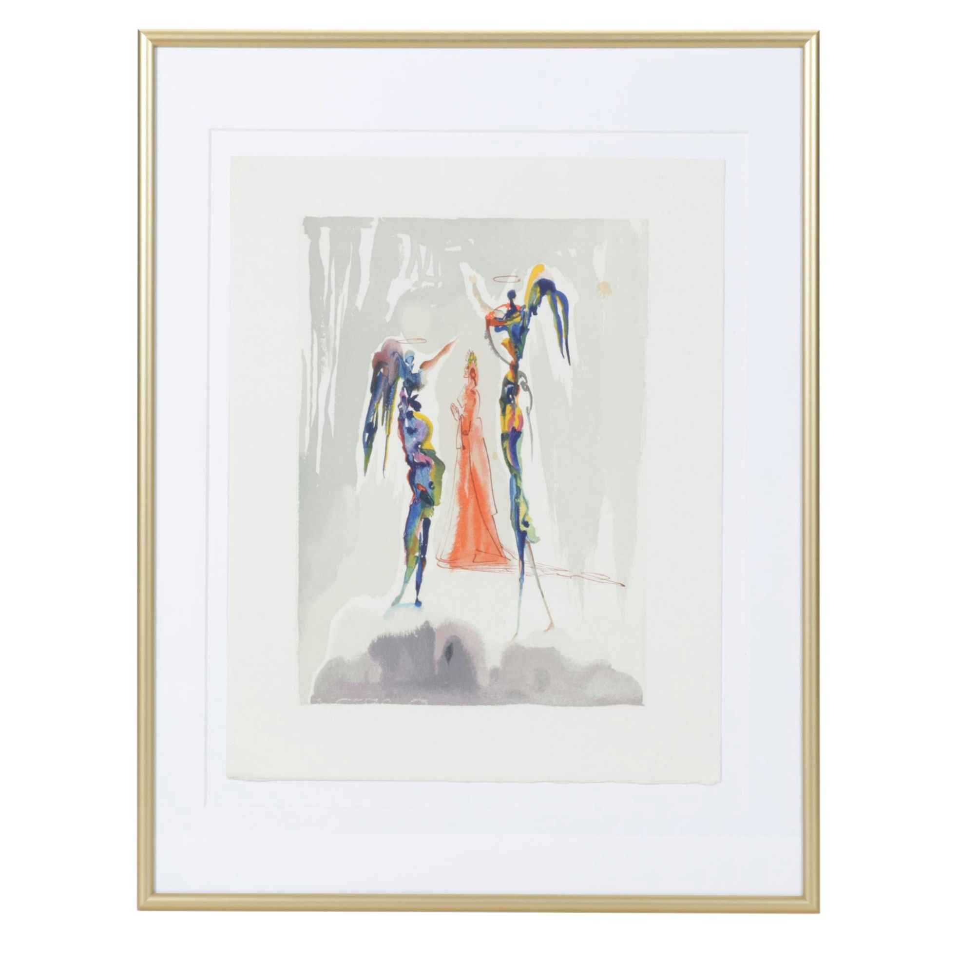 Salvador Dalí Wood Engraving "Gloria Patri"