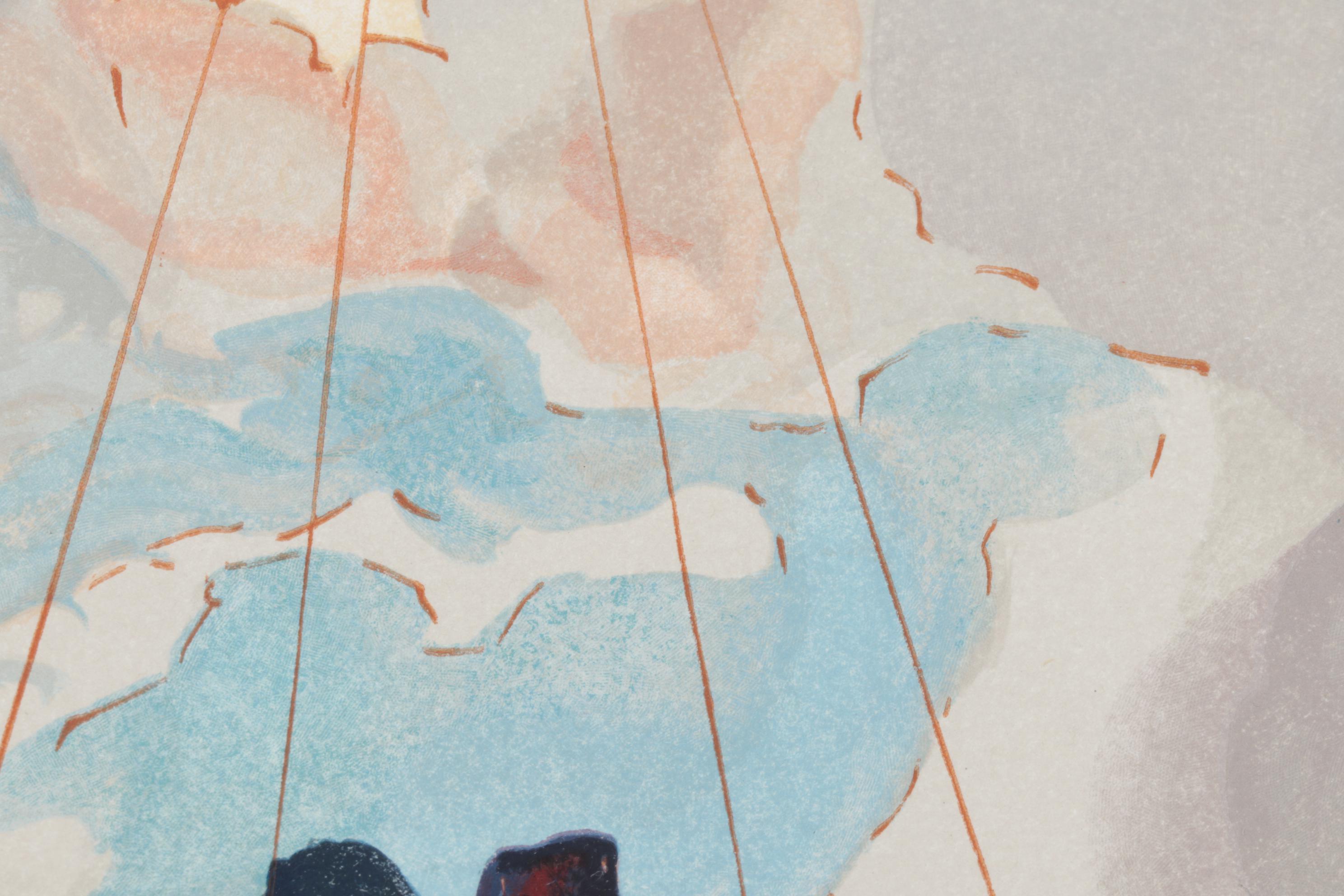 Salvador Dalí Wood Engraving "Cacciaguida"