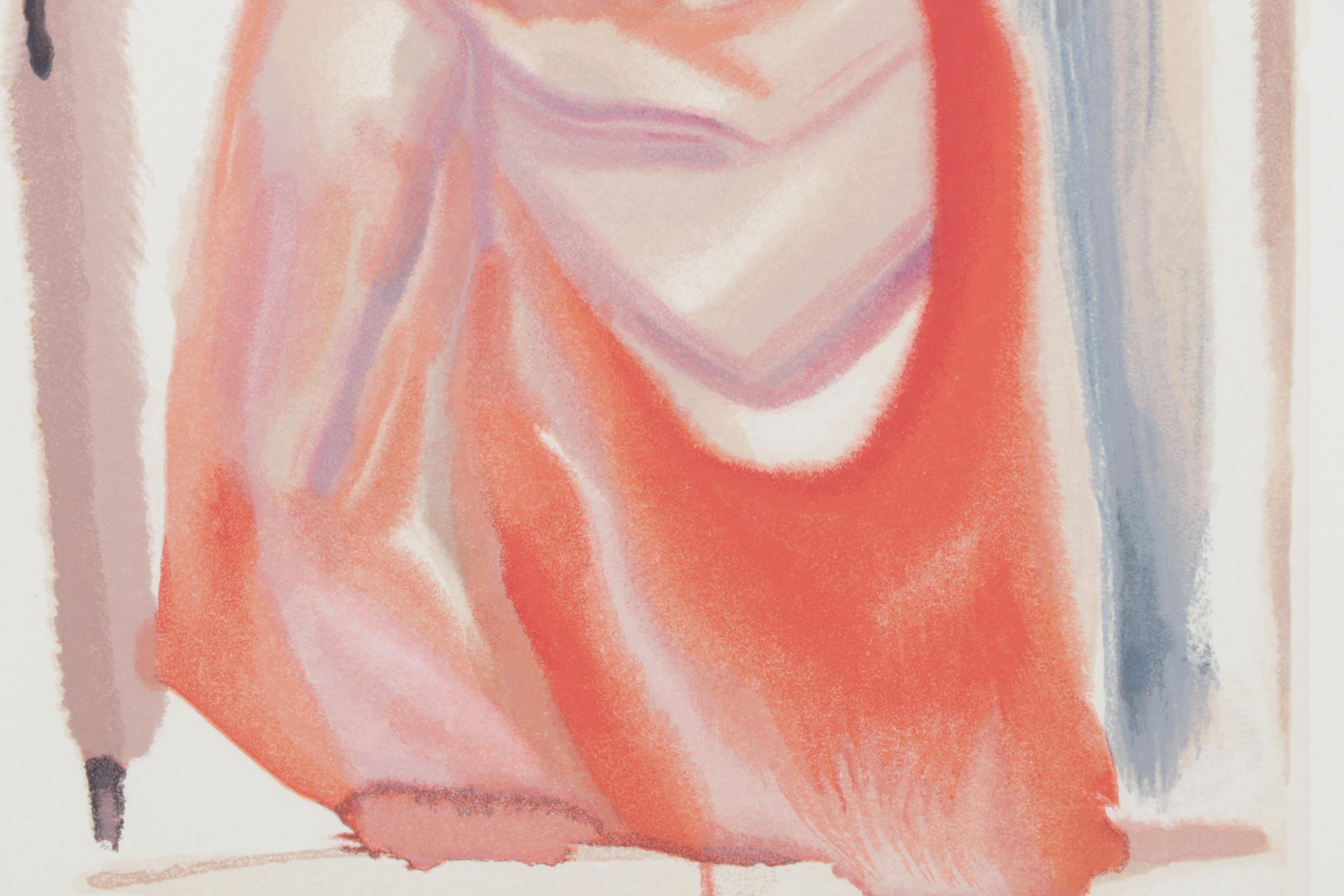 Salvador Dalí Wood Engraving "Le Ciel de Mercure"