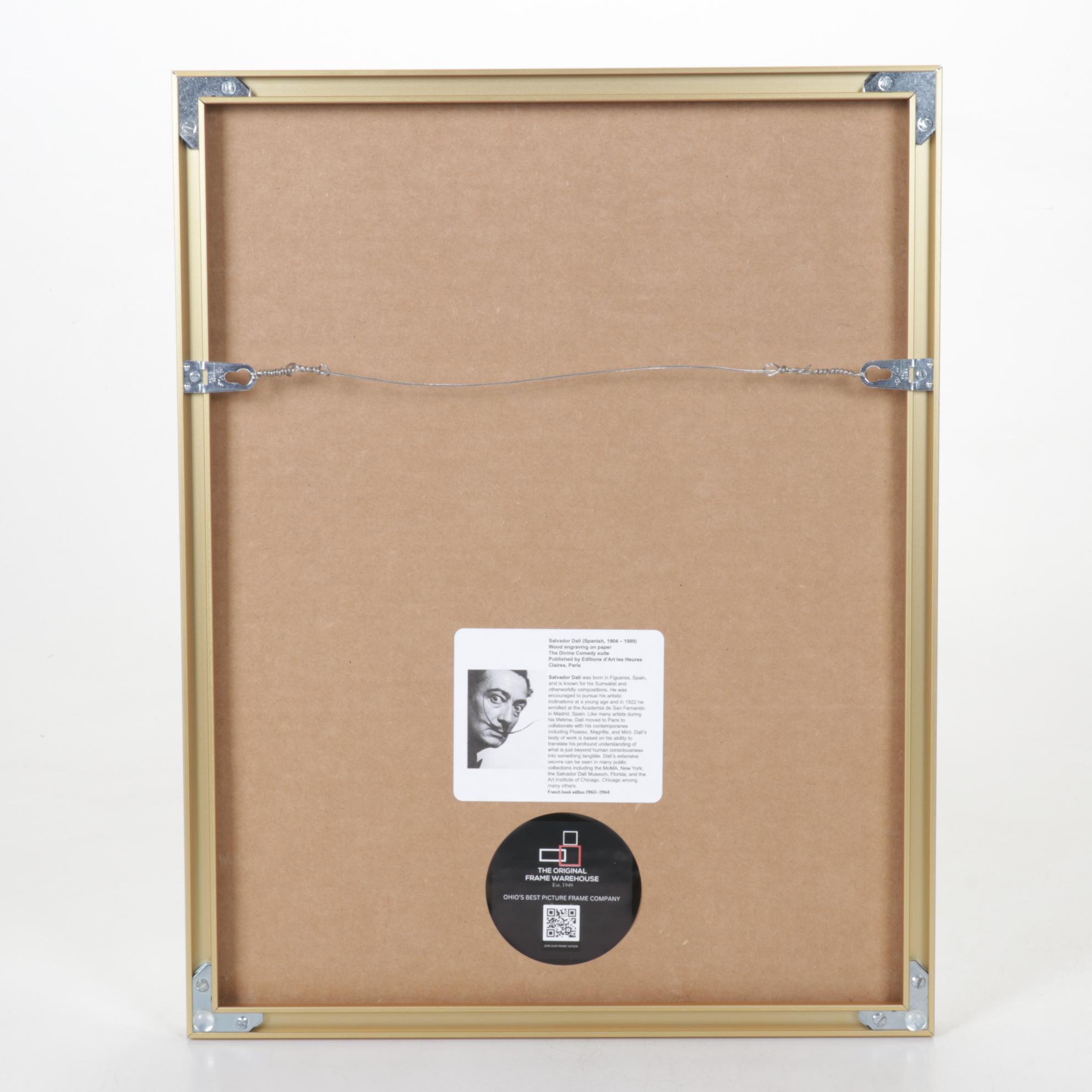 Salvador Dalí Wood Engraving "The Opposition"