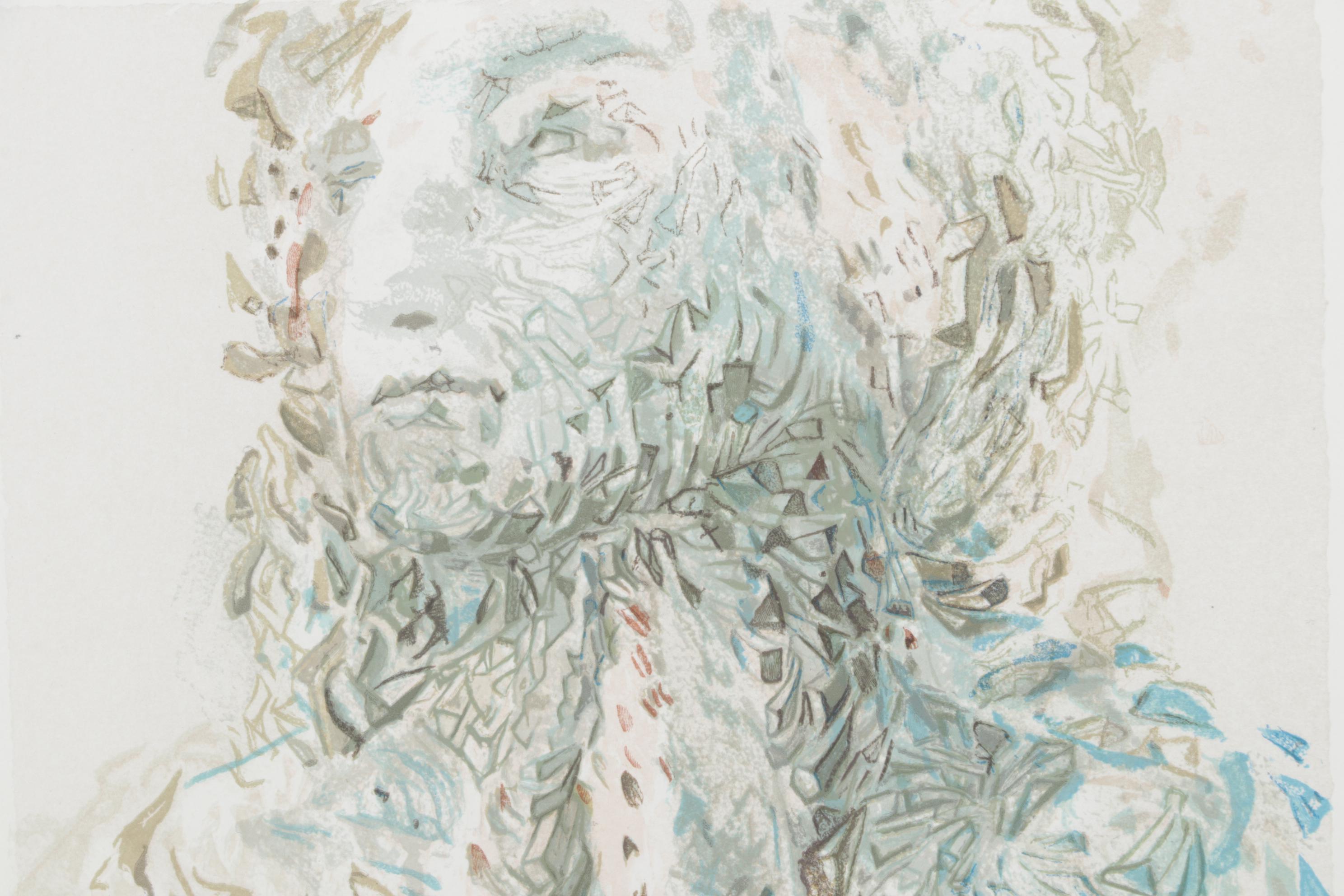 Salvador Dalí Wood Engraving "La Prescience Divine"