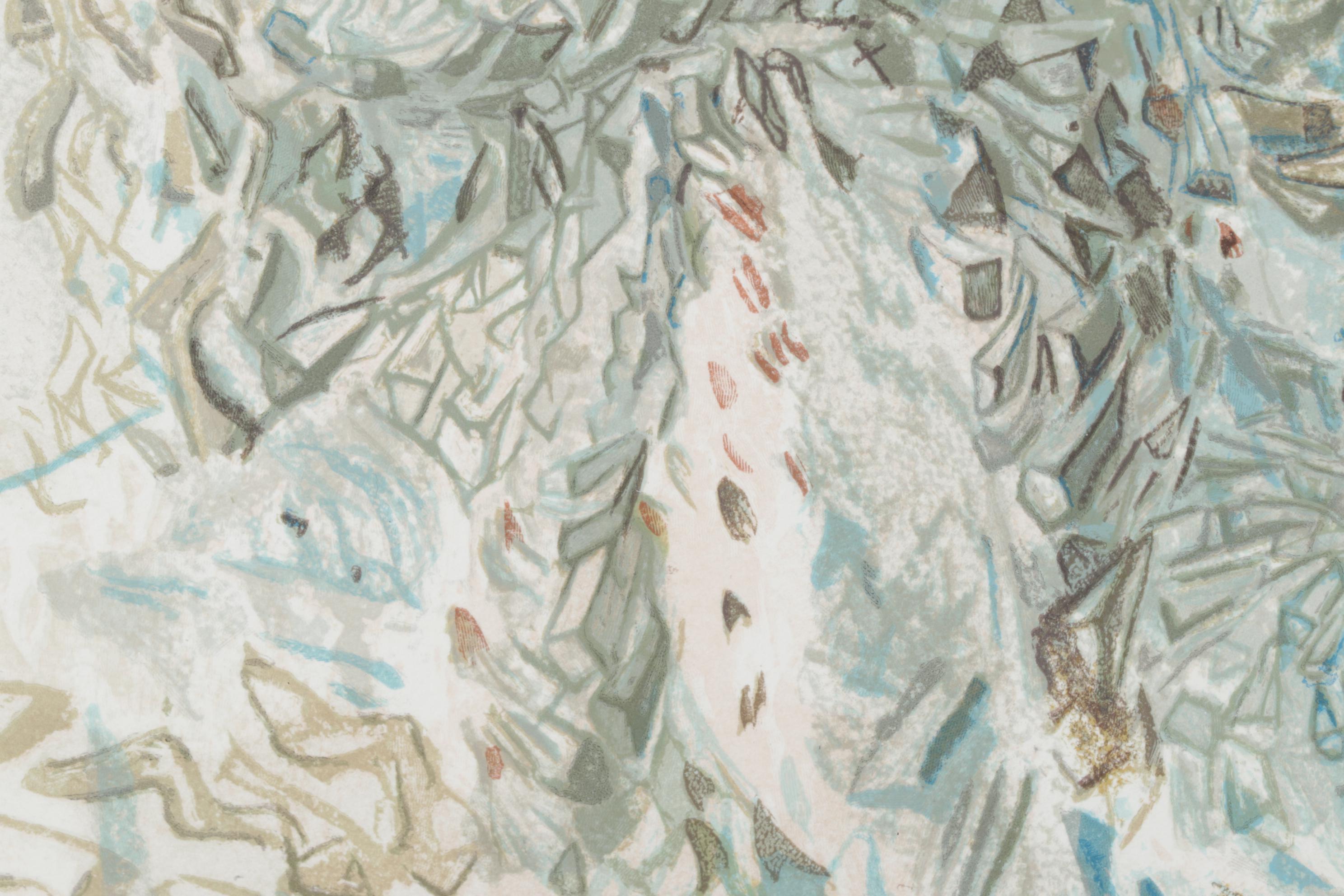 Salvador Dalí Wood Engraving "La Prescience Divine"