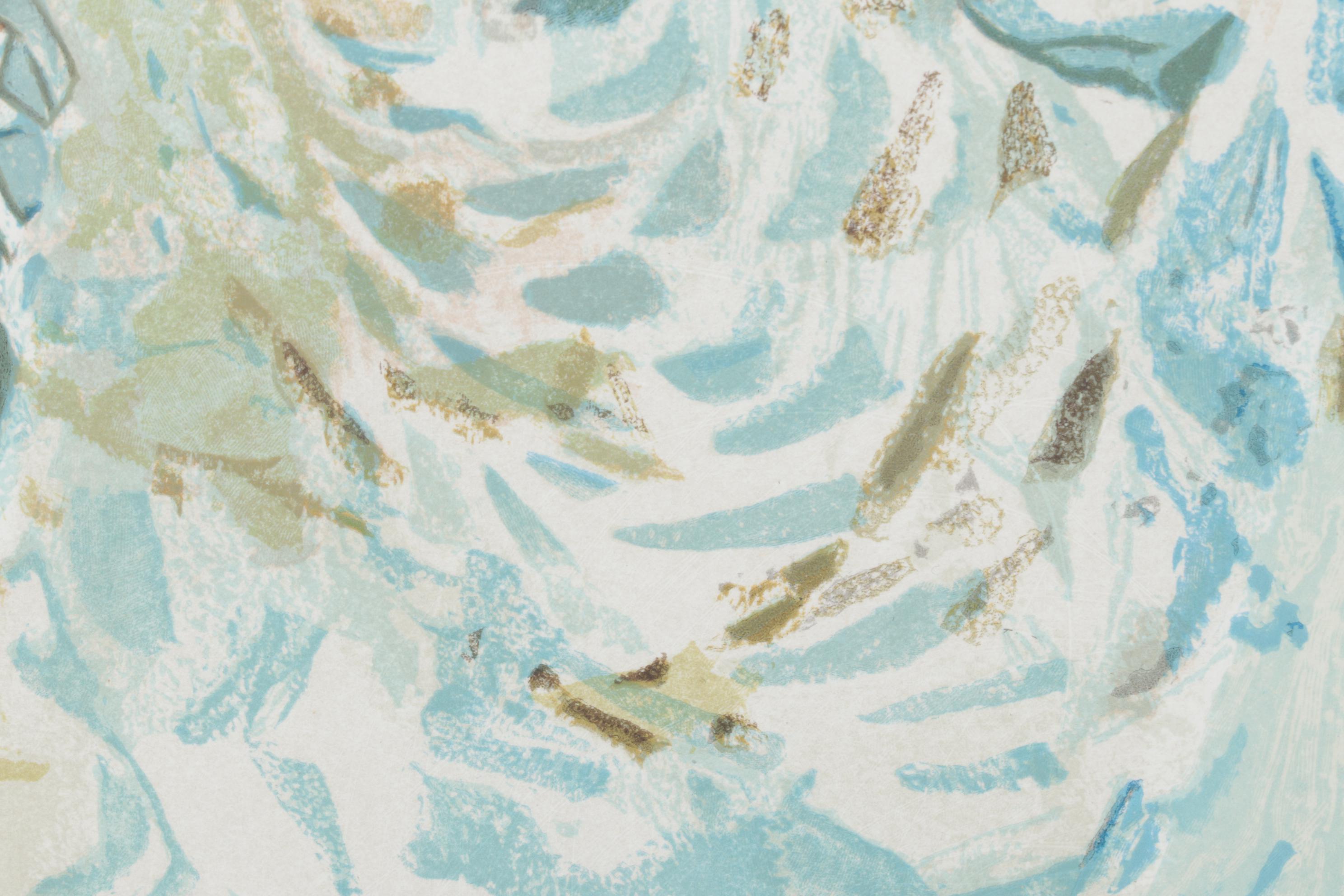 Salvador Dalí Wood Engraving "La Prescience Divine"