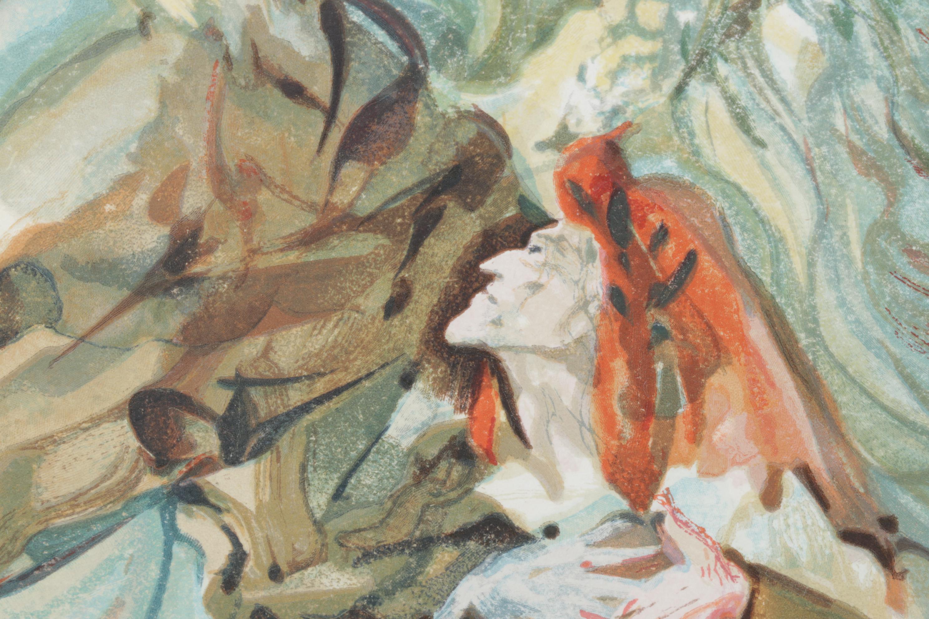 Salvador Dalí Wood Engraving "The Apparition of St. James"