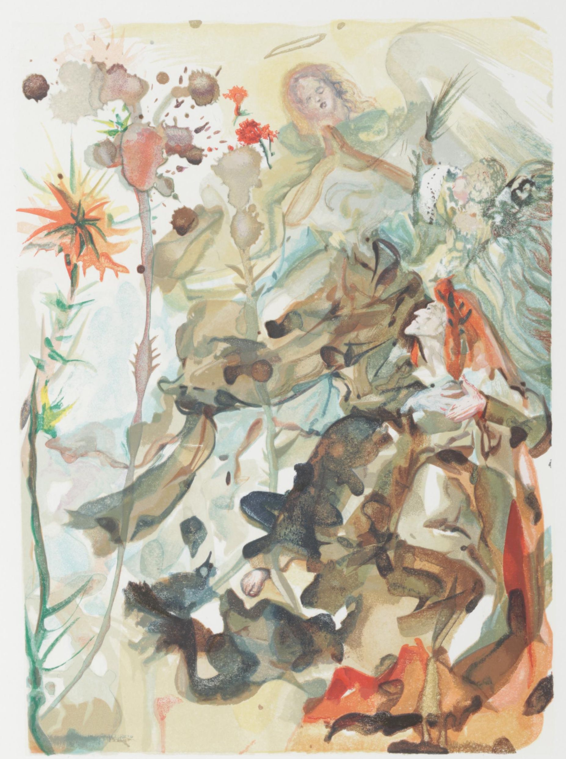 Salvador Dalí Wood Engraving "The Apparition of St. James"