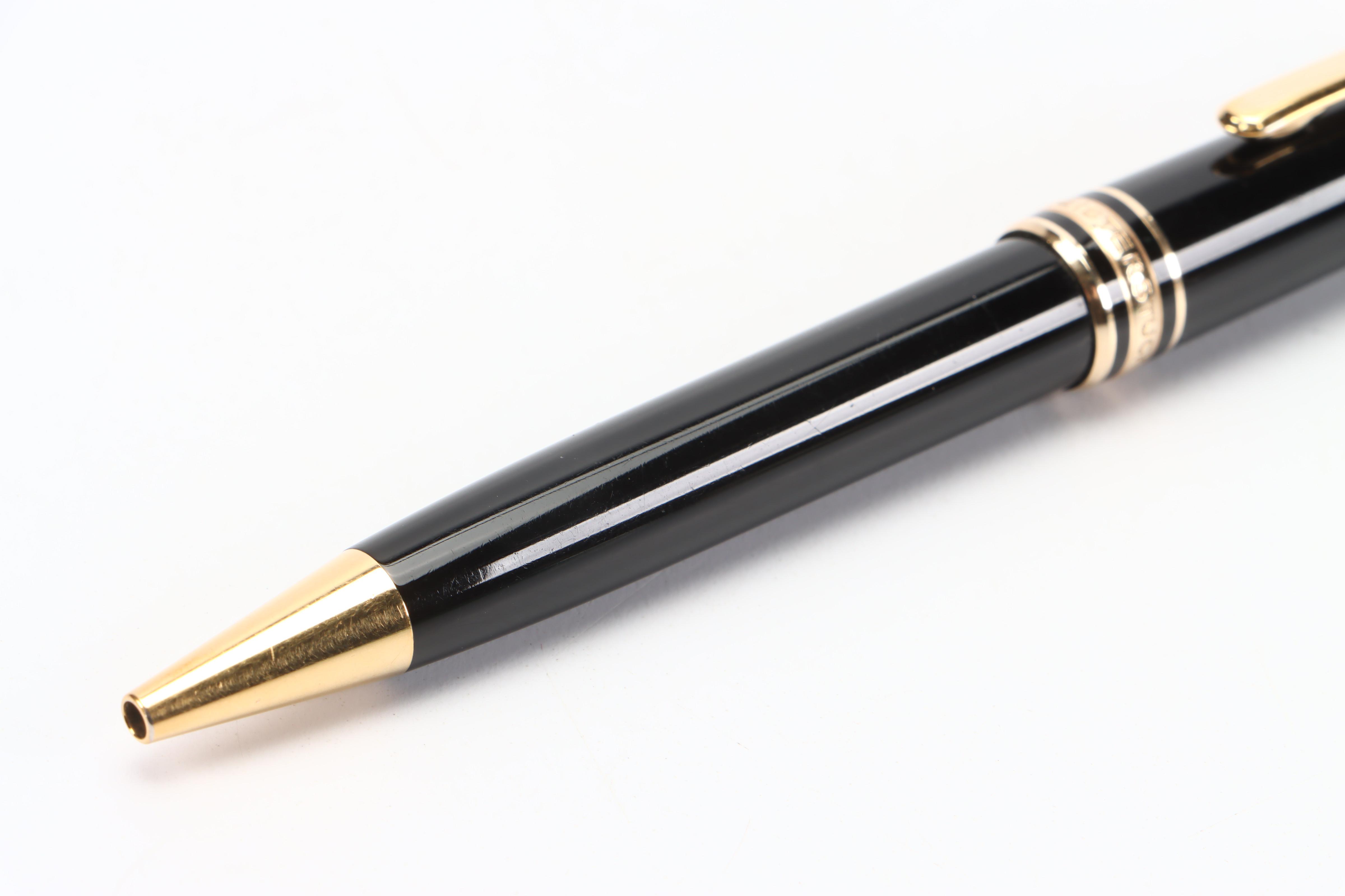 Montblanc Meisterstuck Ballpoint Pen and Leather Bound Notepad/Wallet