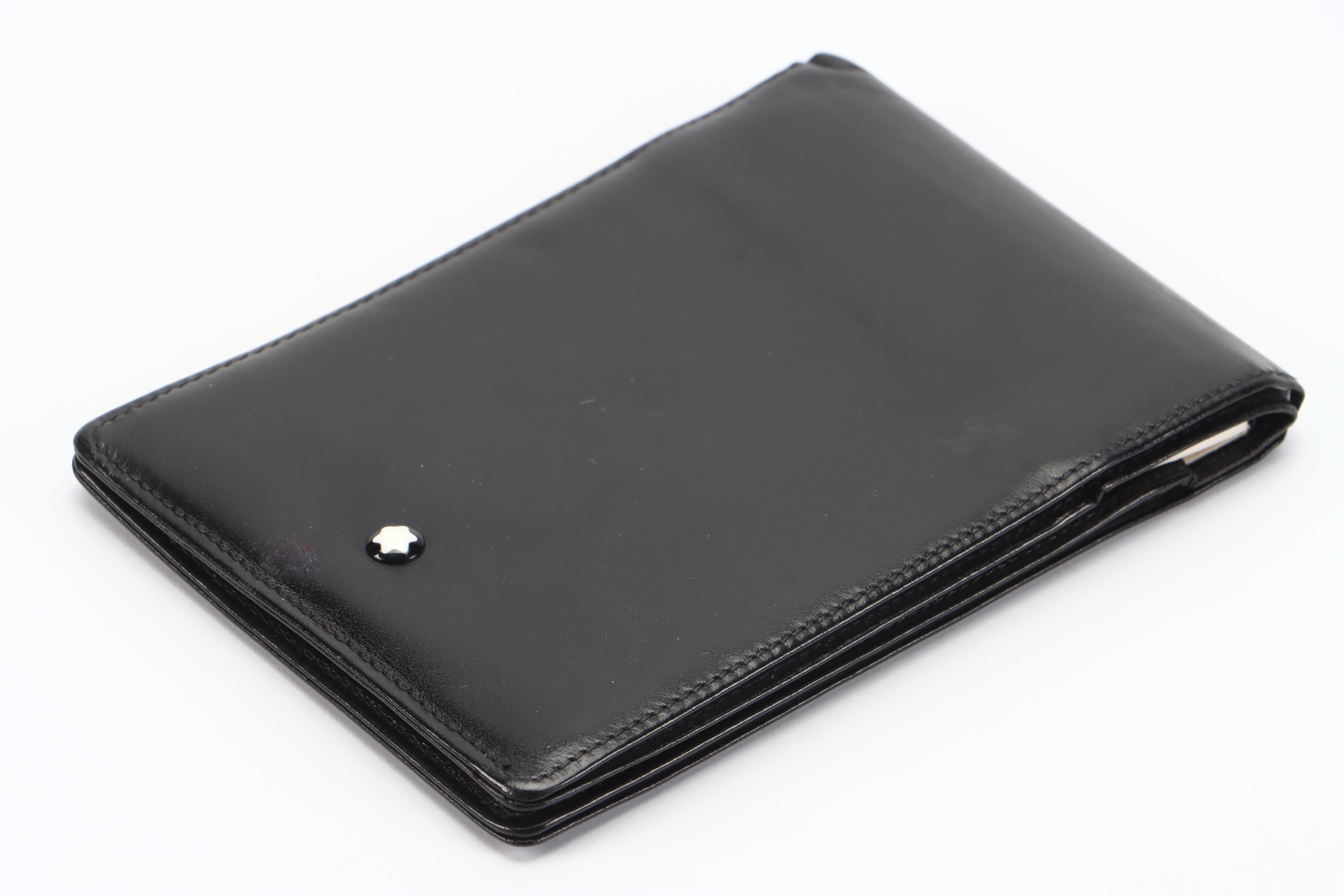 Montblanc Meisterstuck Ballpoint Pen and Leather Bound Notepad/Wallet