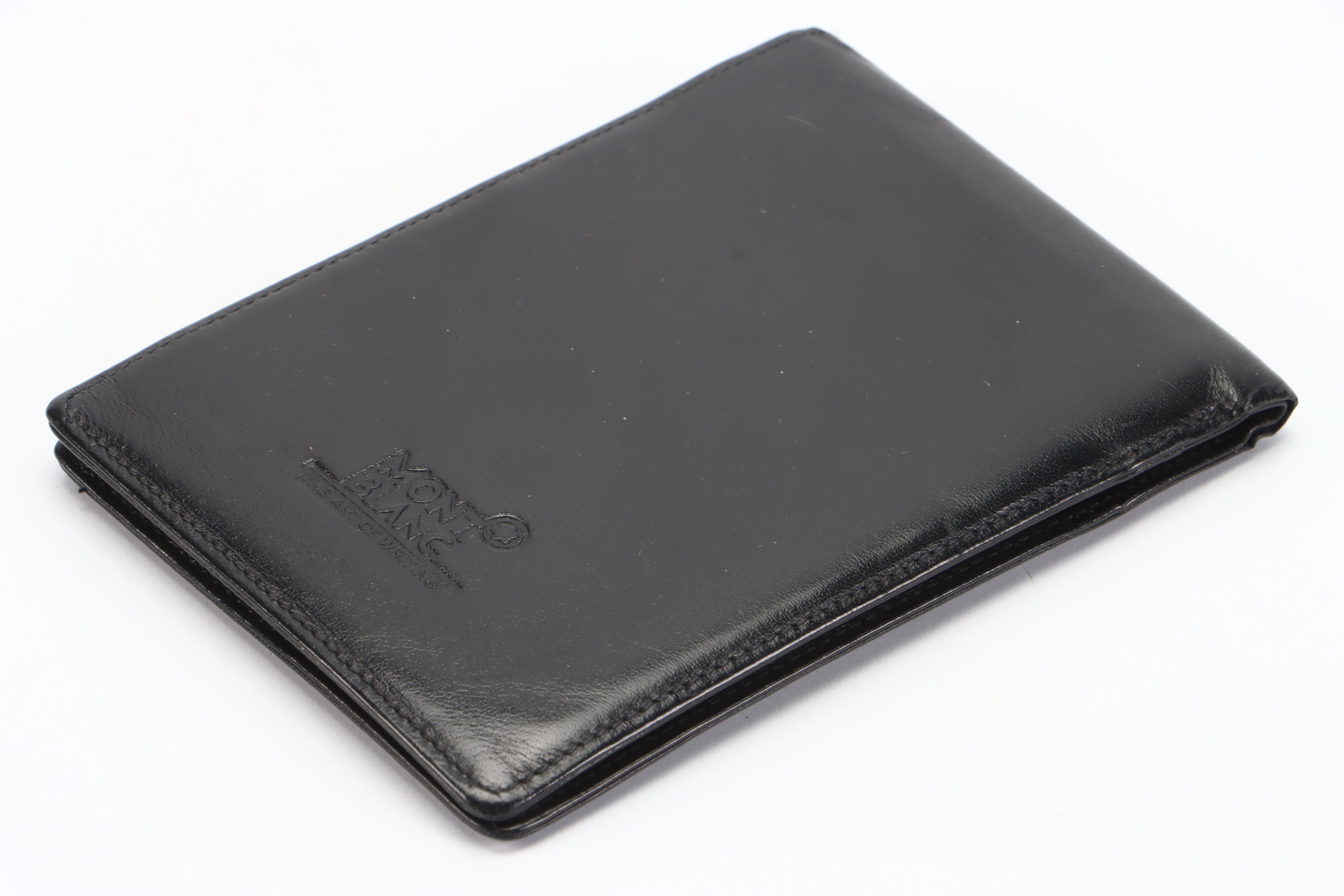 Montblanc Meisterstuck Ballpoint Pen and Leather Bound Notepad/Wallet