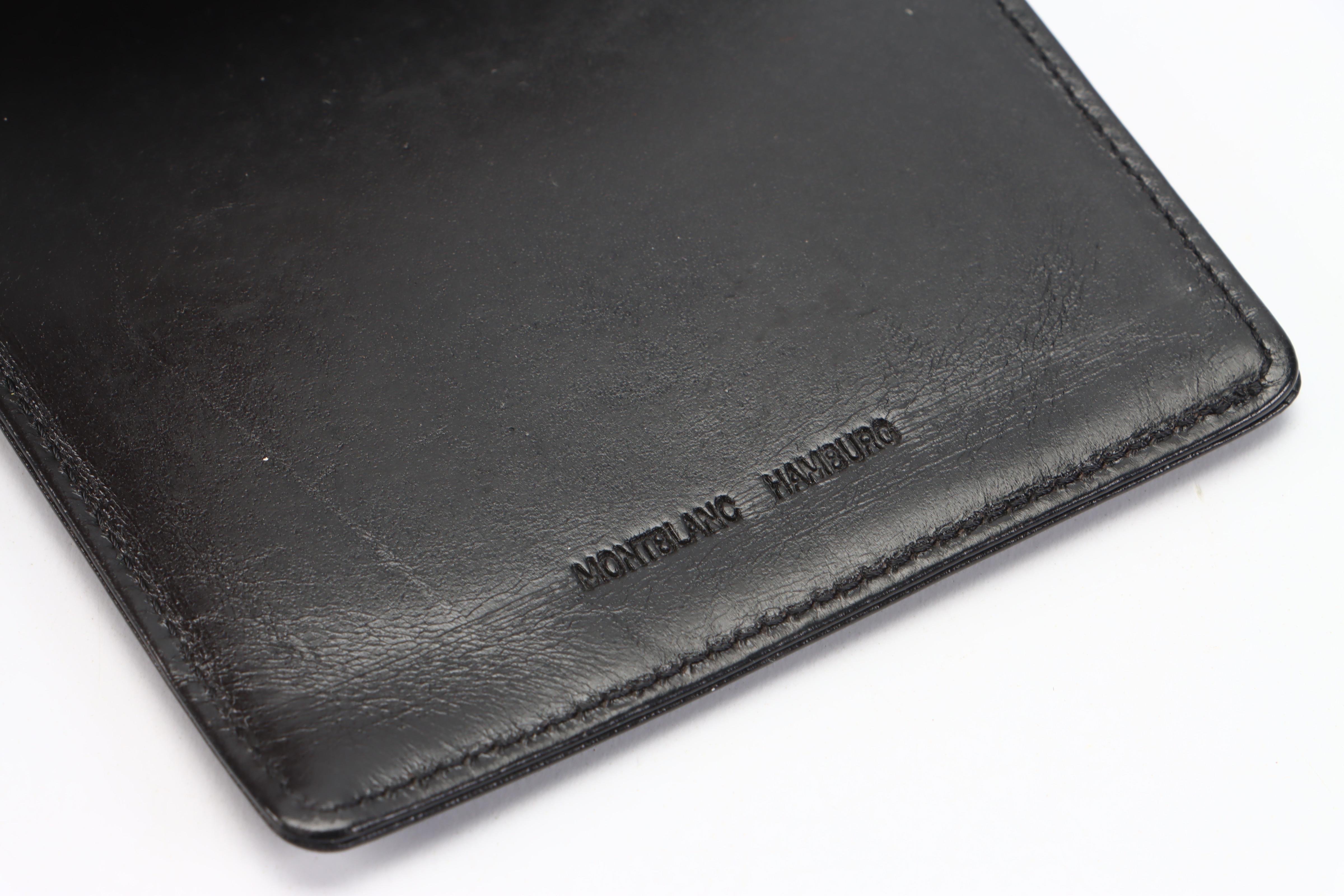 Montblanc Meisterstuck Ballpoint Pen and Leather Bound Notepad/Wallet