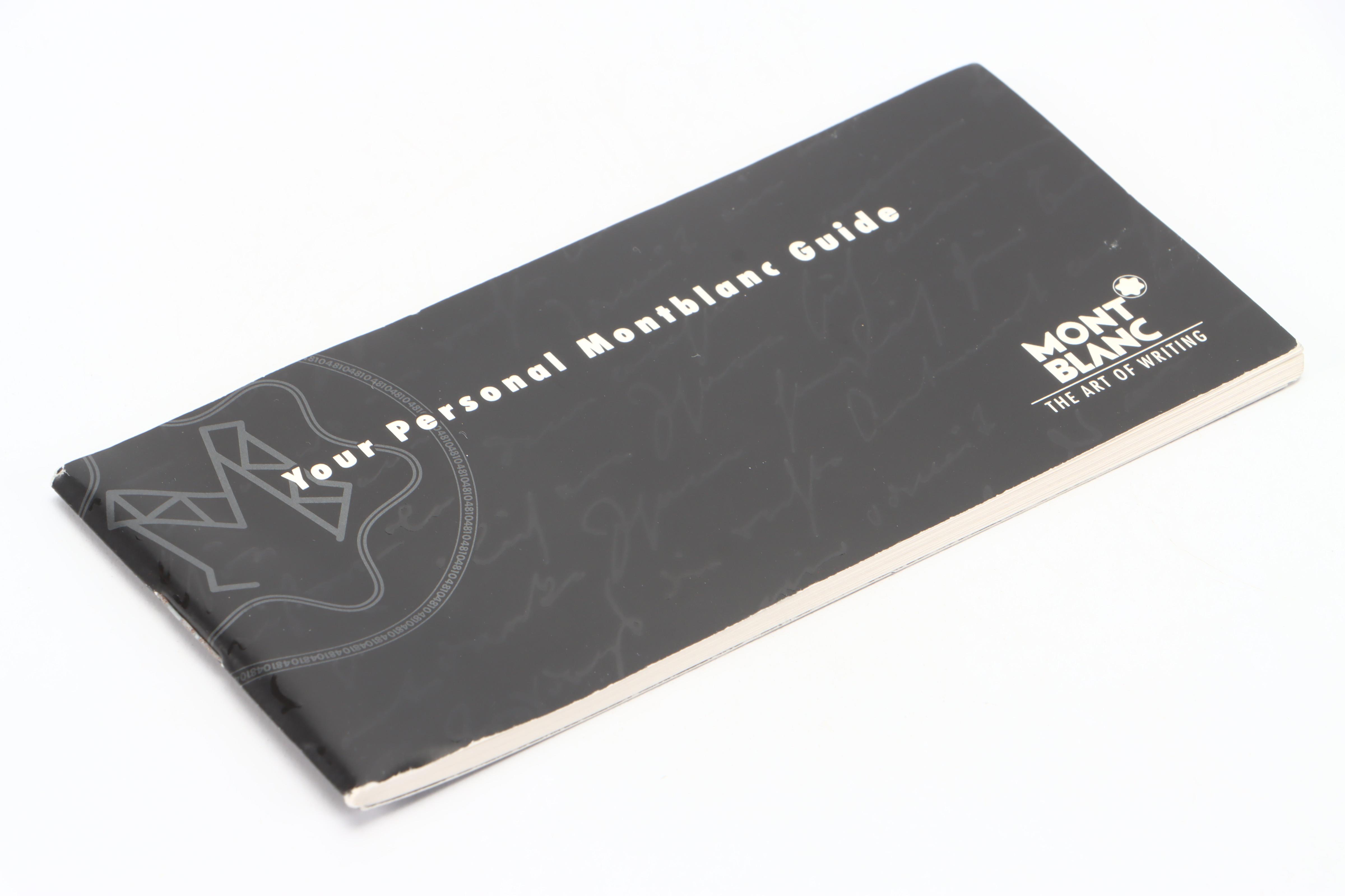 Montblanc Meisterstuck Ballpoint Pen and Leather Bound Notepad/Wallet