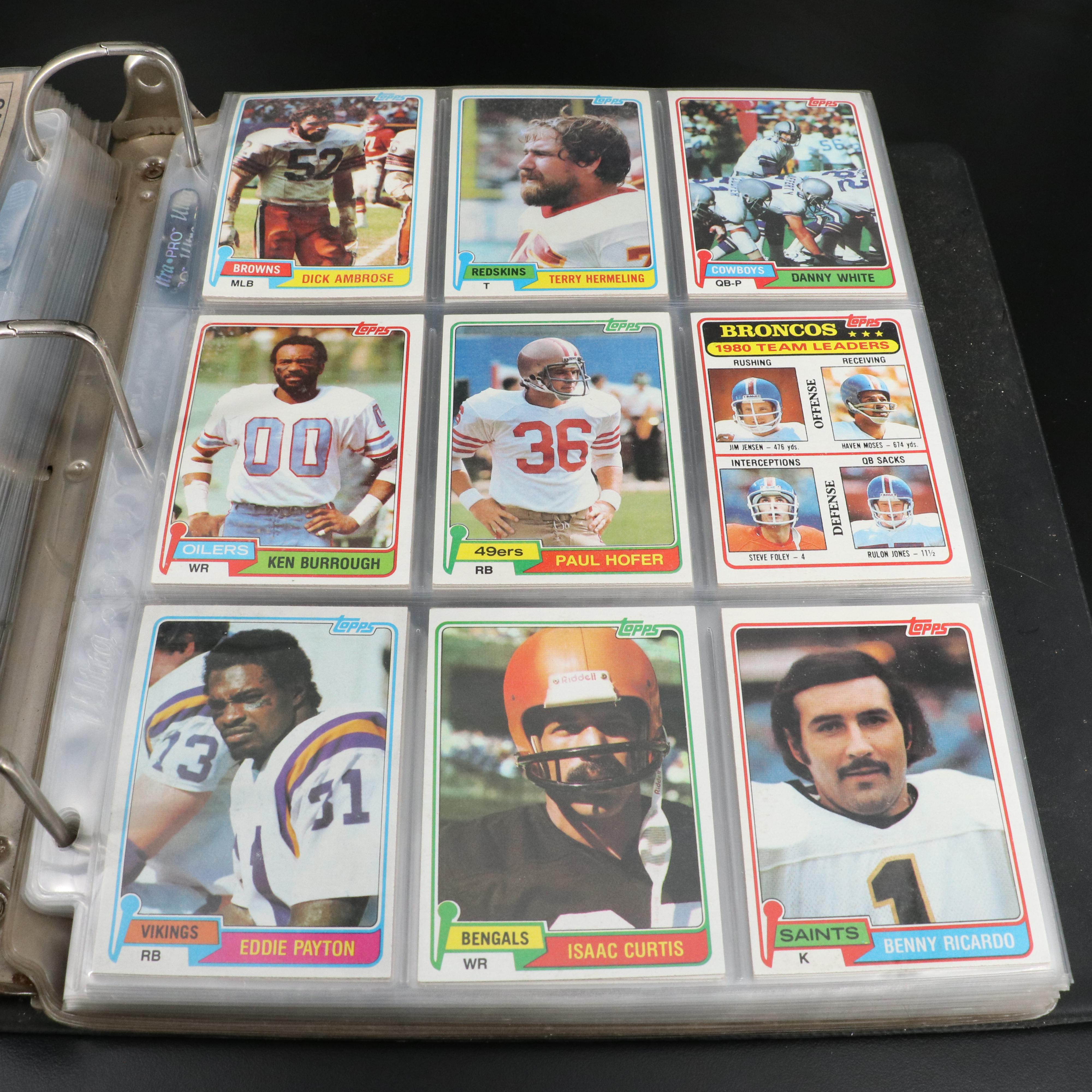 1981 Topps Complete Football Card Set Featuring Joe Montana Rookie and More