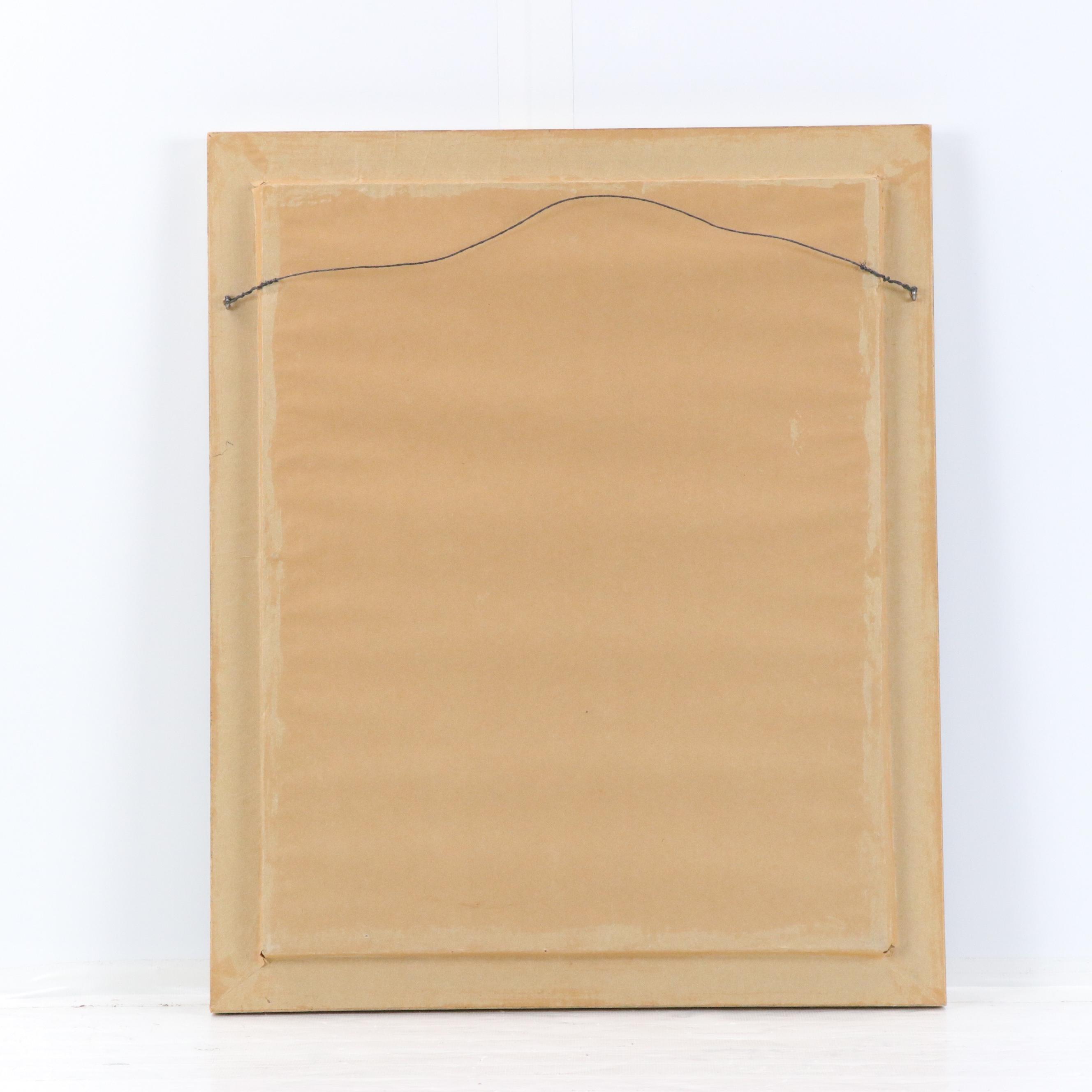 Leba R. Litwack Abstract Oil Painting, 1962