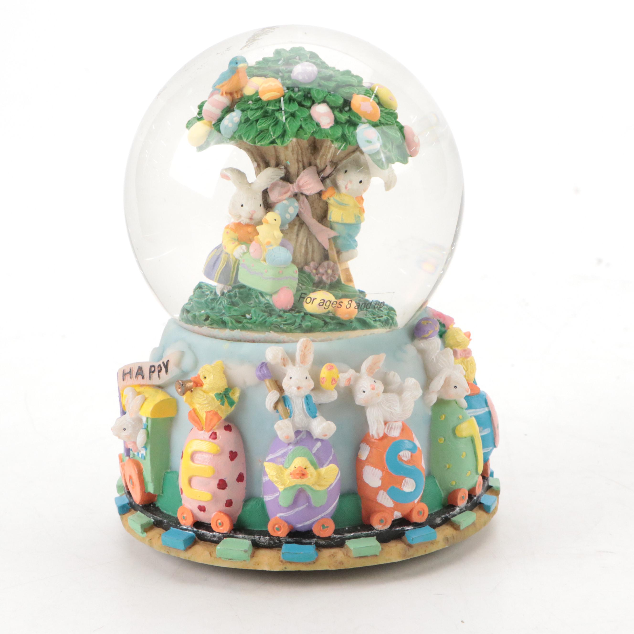 Mr. Christmas Virtual Holiday Projector, Easter Snow Globe & Halloween Ornament