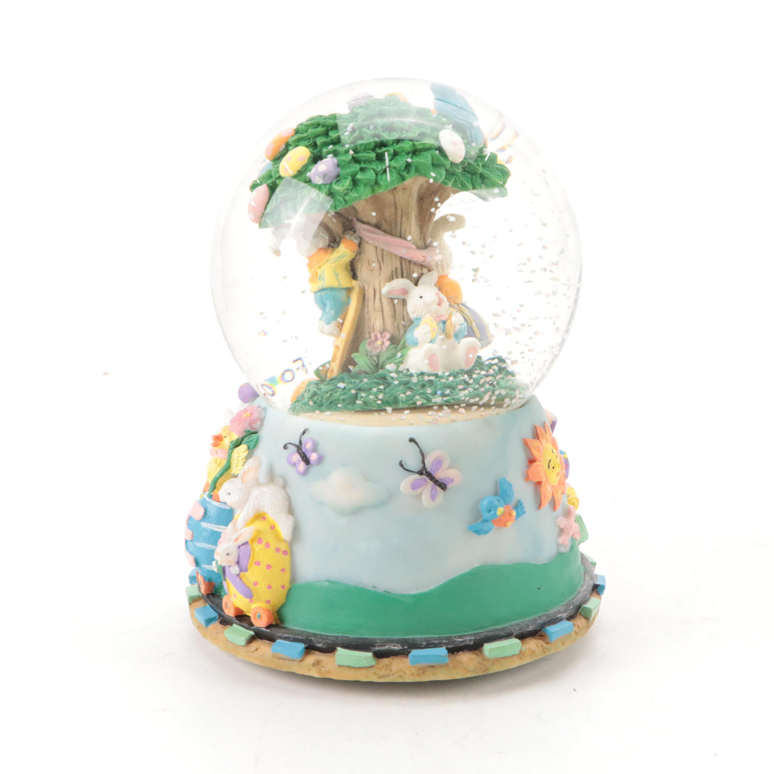 Mr. Christmas Virtual Holiday Projector, Easter Snow Globe & Halloween Ornament