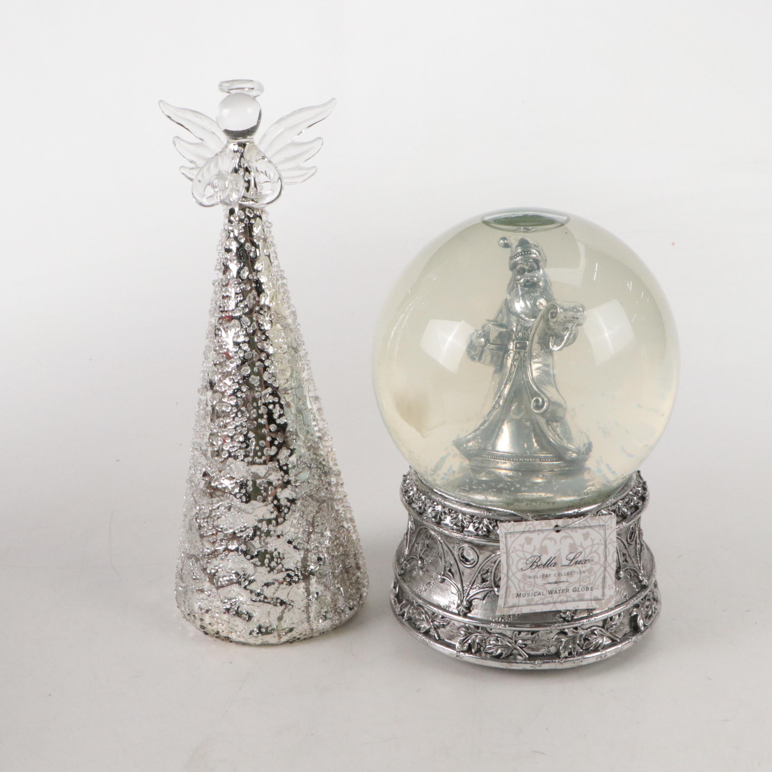 Bella Lux Music Box with Lenox Metal Angel Ornaments and More