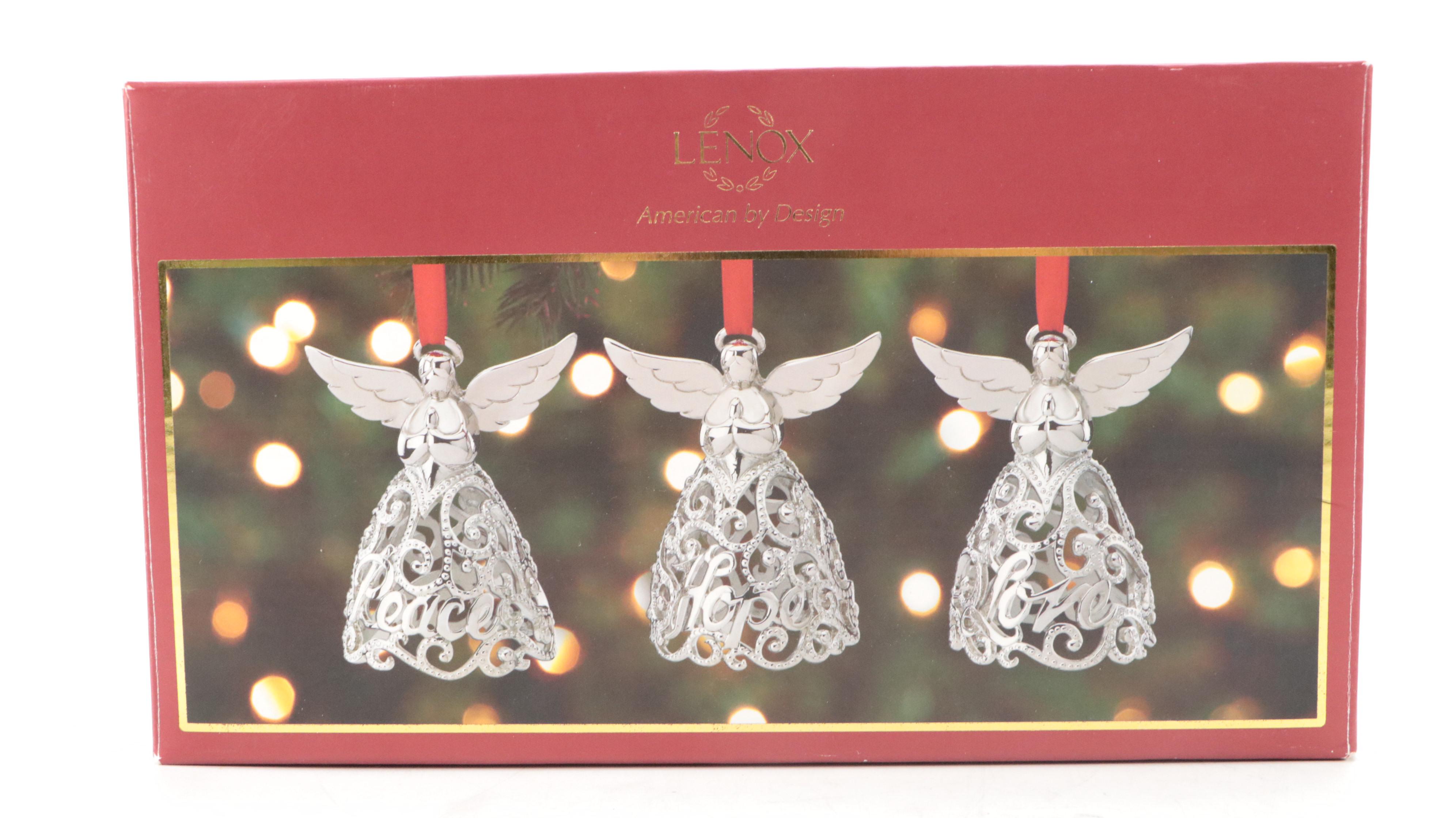 Bella Lux Music Box with Lenox Metal Angel Ornaments and More