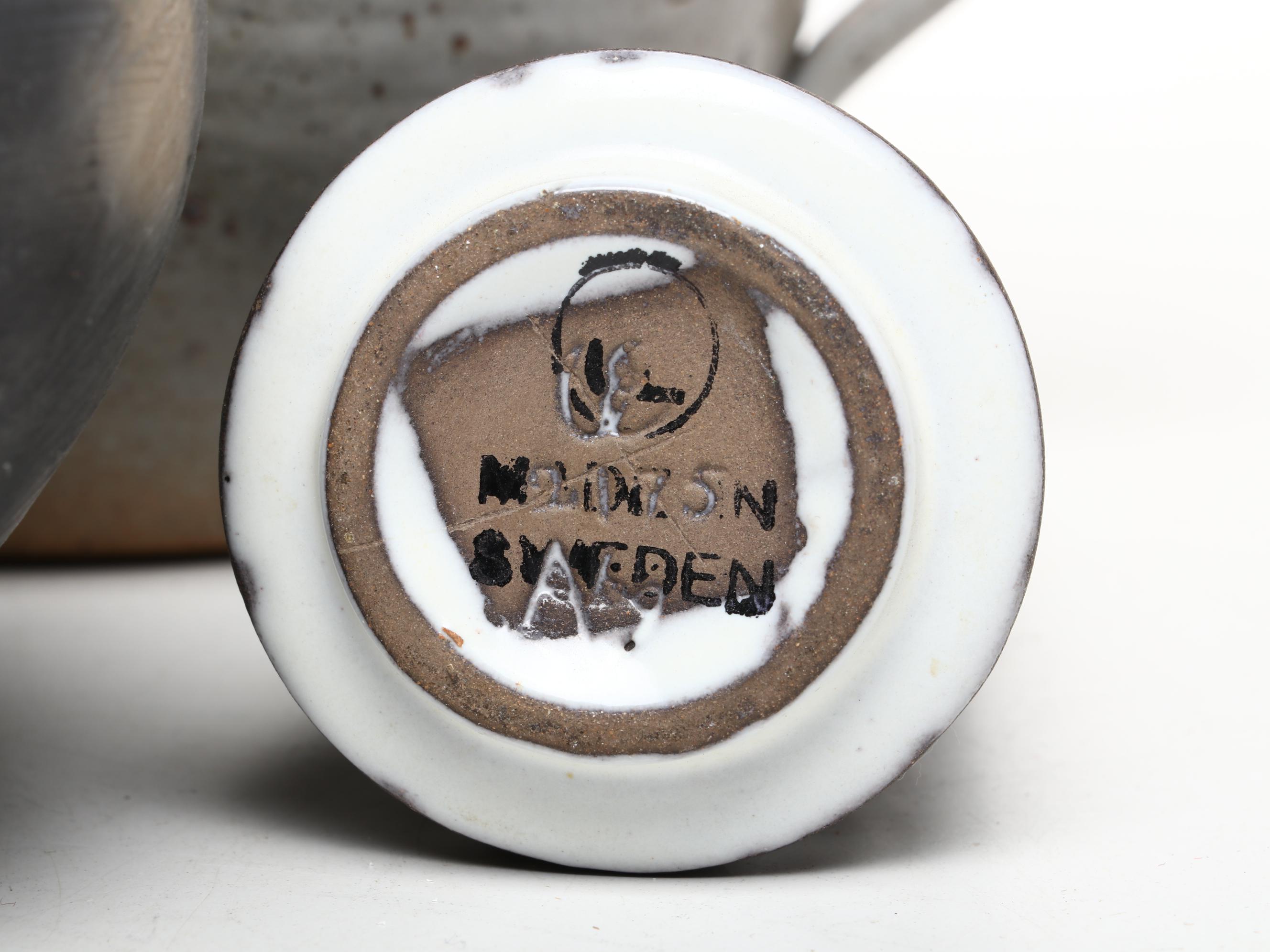 Salt Glazed Stoneware Pinch Spout Pitcher with Other Art Pottery Décor