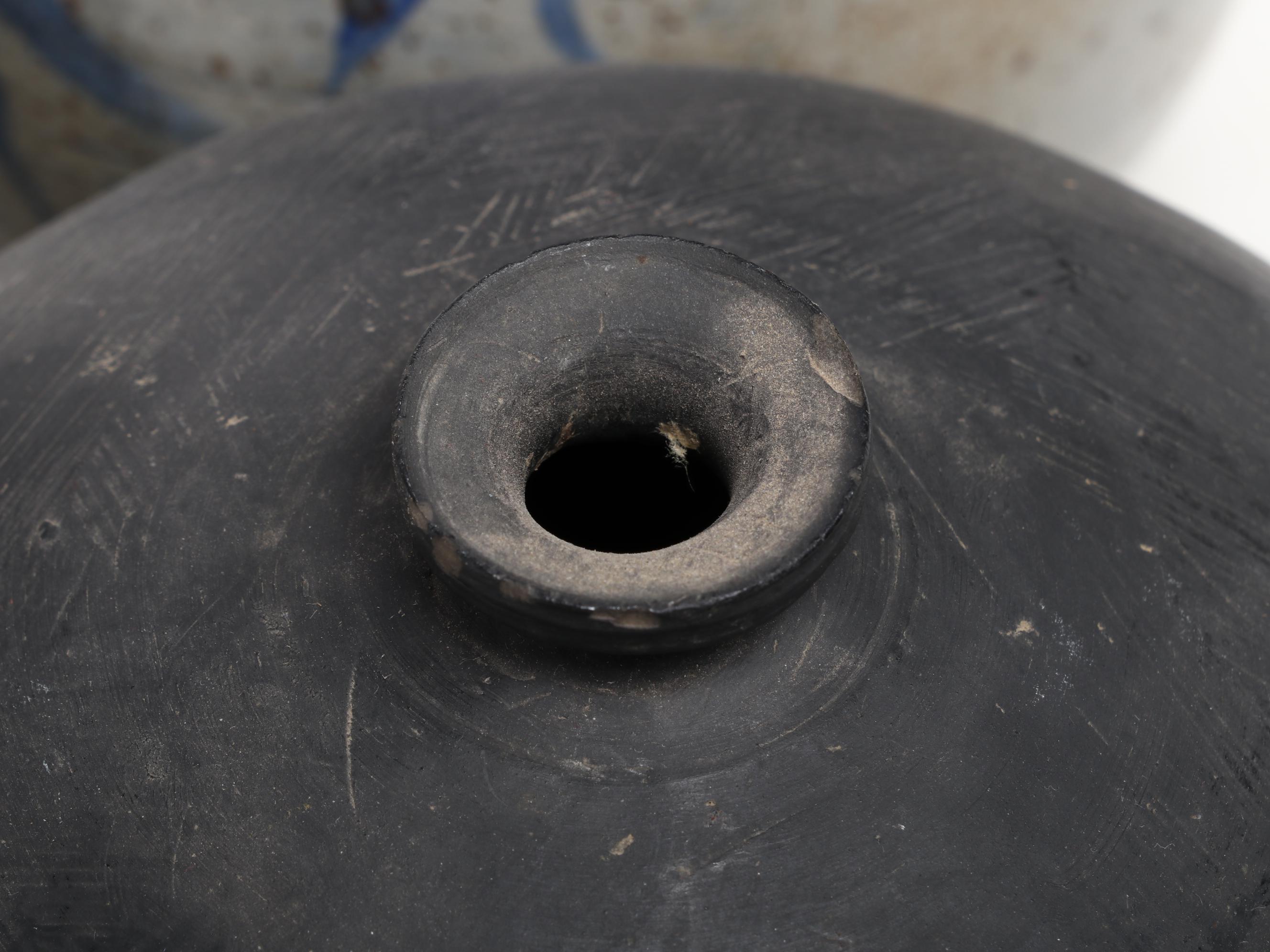 Salt Glazed Stoneware Pinch Spout Pitcher with Other Art Pottery Décor