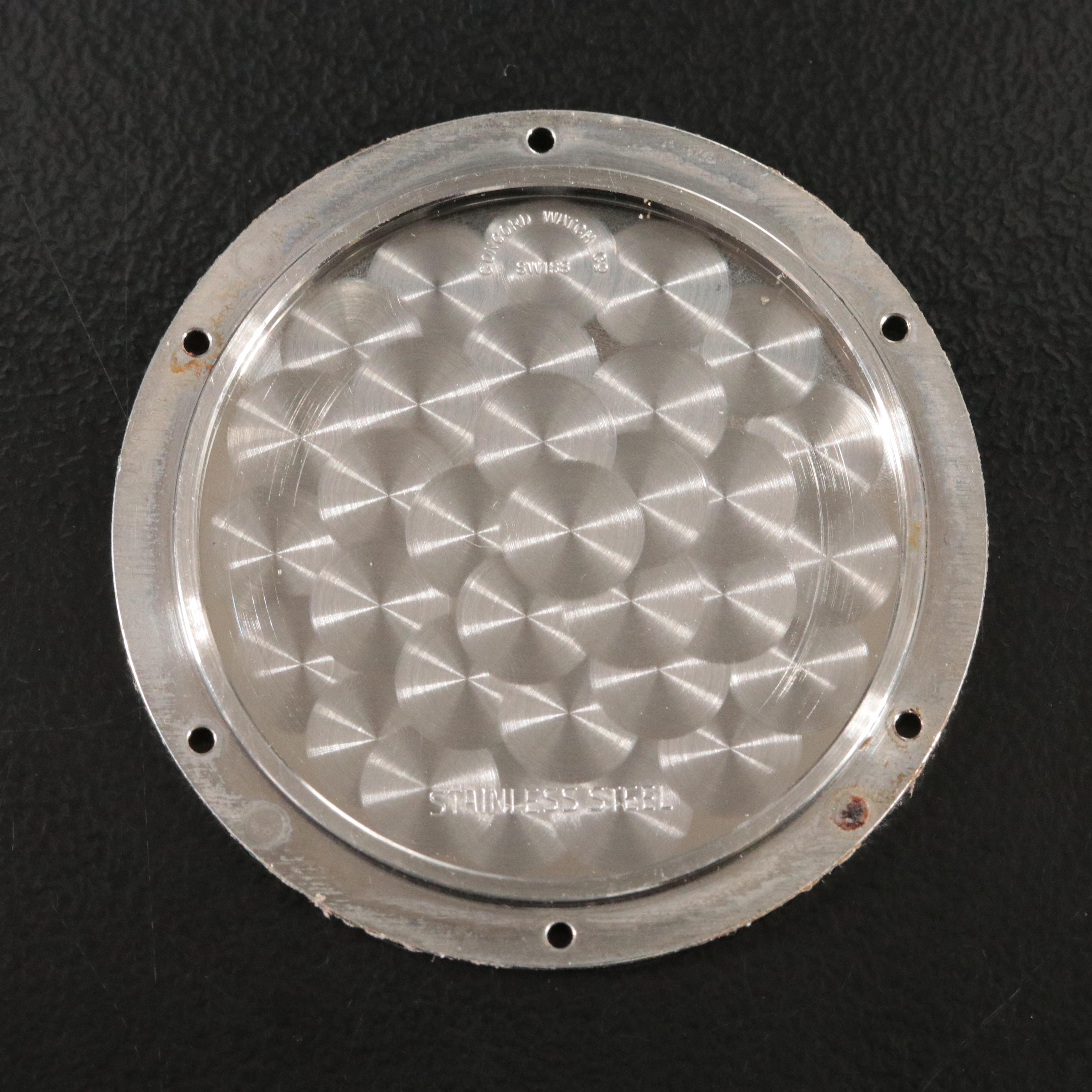 Concord Saratoga GMT 15.D3.234G Silver Dial 38mm Steel Automatic Watch