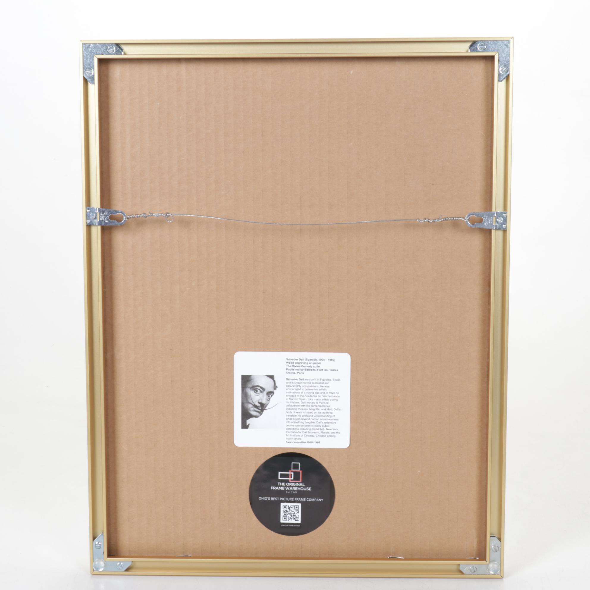 Salvador Dalí Wood Engraving "La Divine Forest"