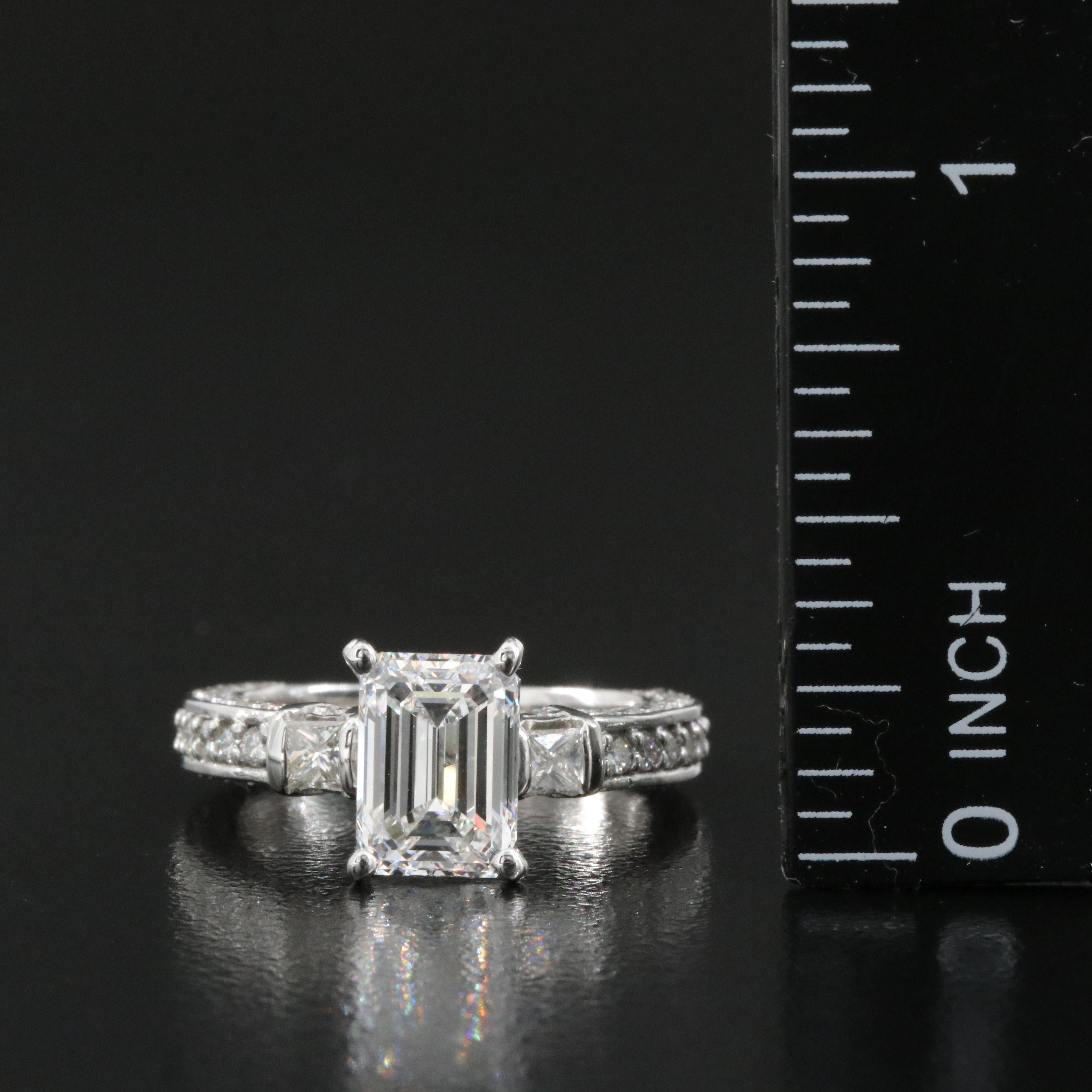 14K 3.02 CTW Diamond Ring with GIA eReport
