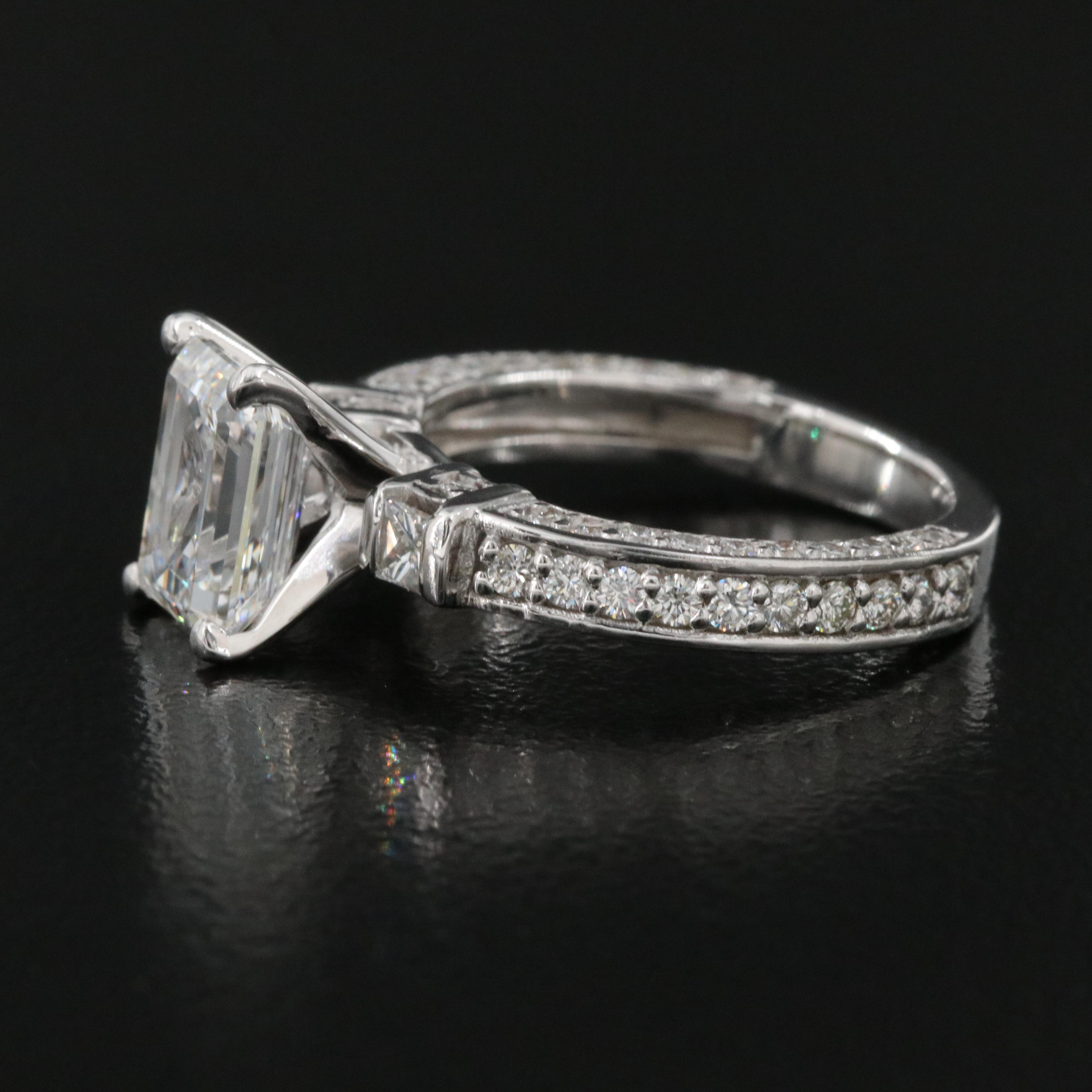 14K 3.02 CTW Diamond Ring with GIA eReport