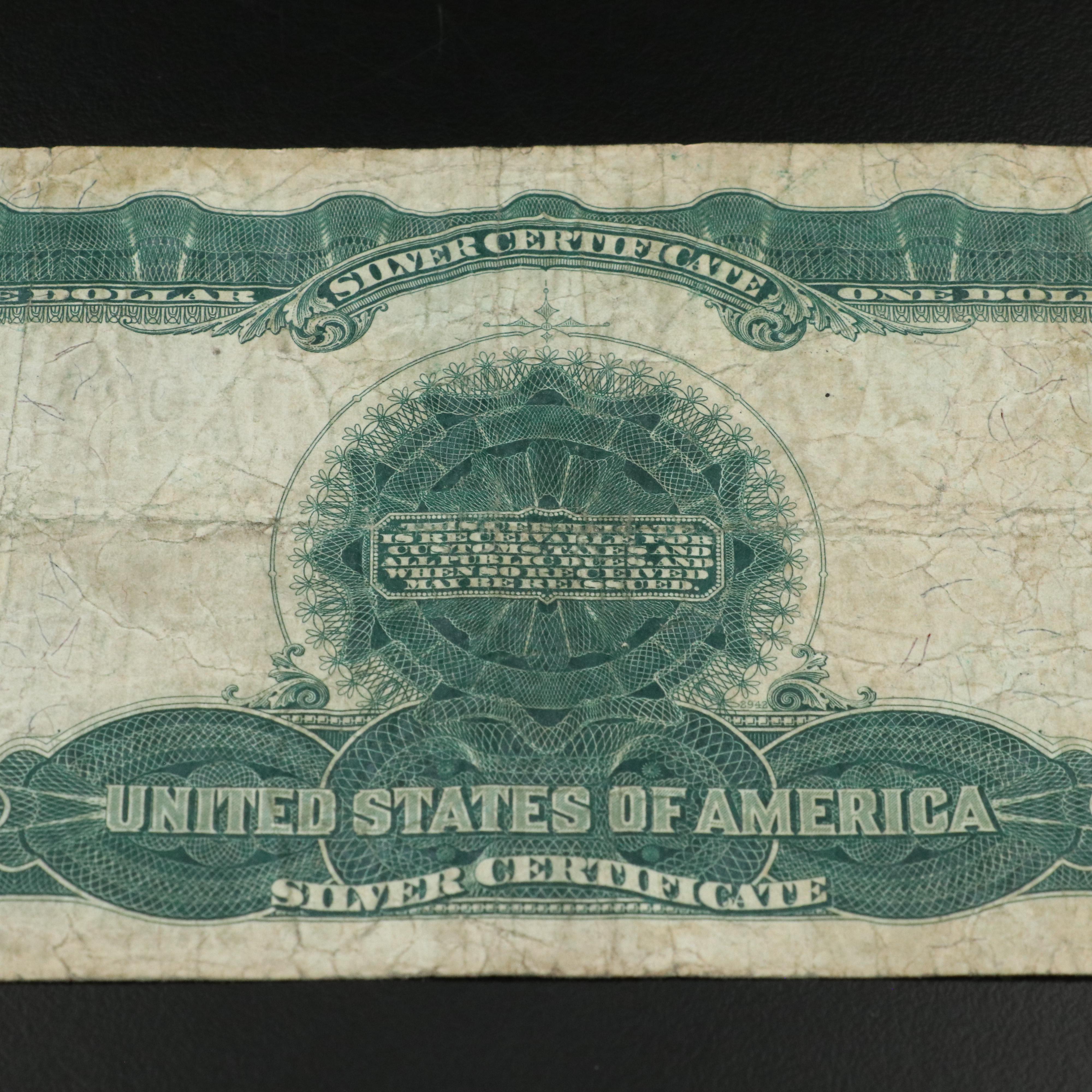 1899 Black Eagle One Dollar Silver Certificate