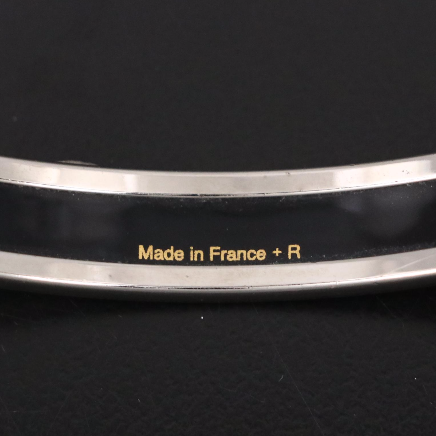 Hermès "Balcons du Guadalquivir" Enameled Metal Bangle