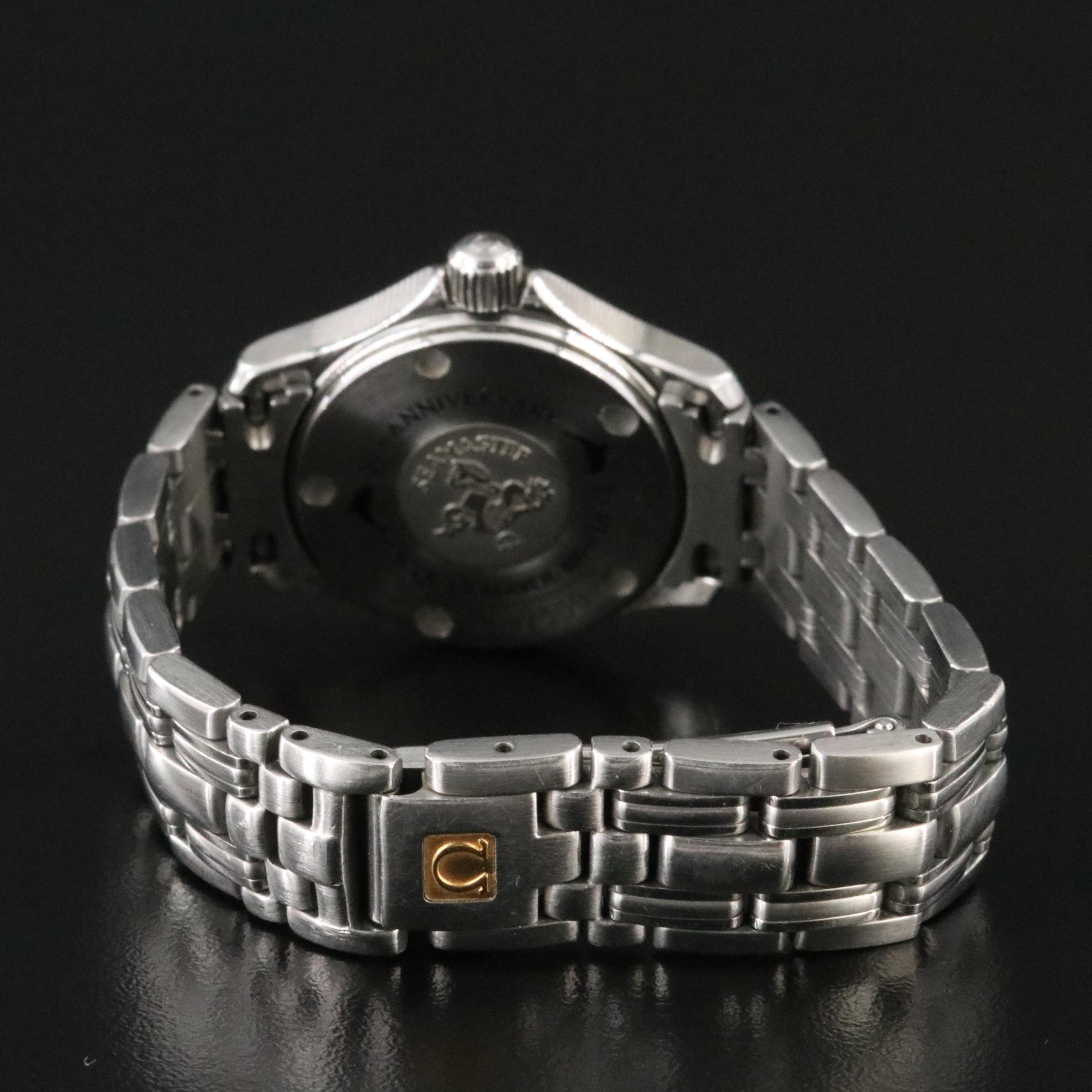 Omega Seamaster 120M Limited Edition 596.1502 Blue Wave 26mm Steel Quartz Watch