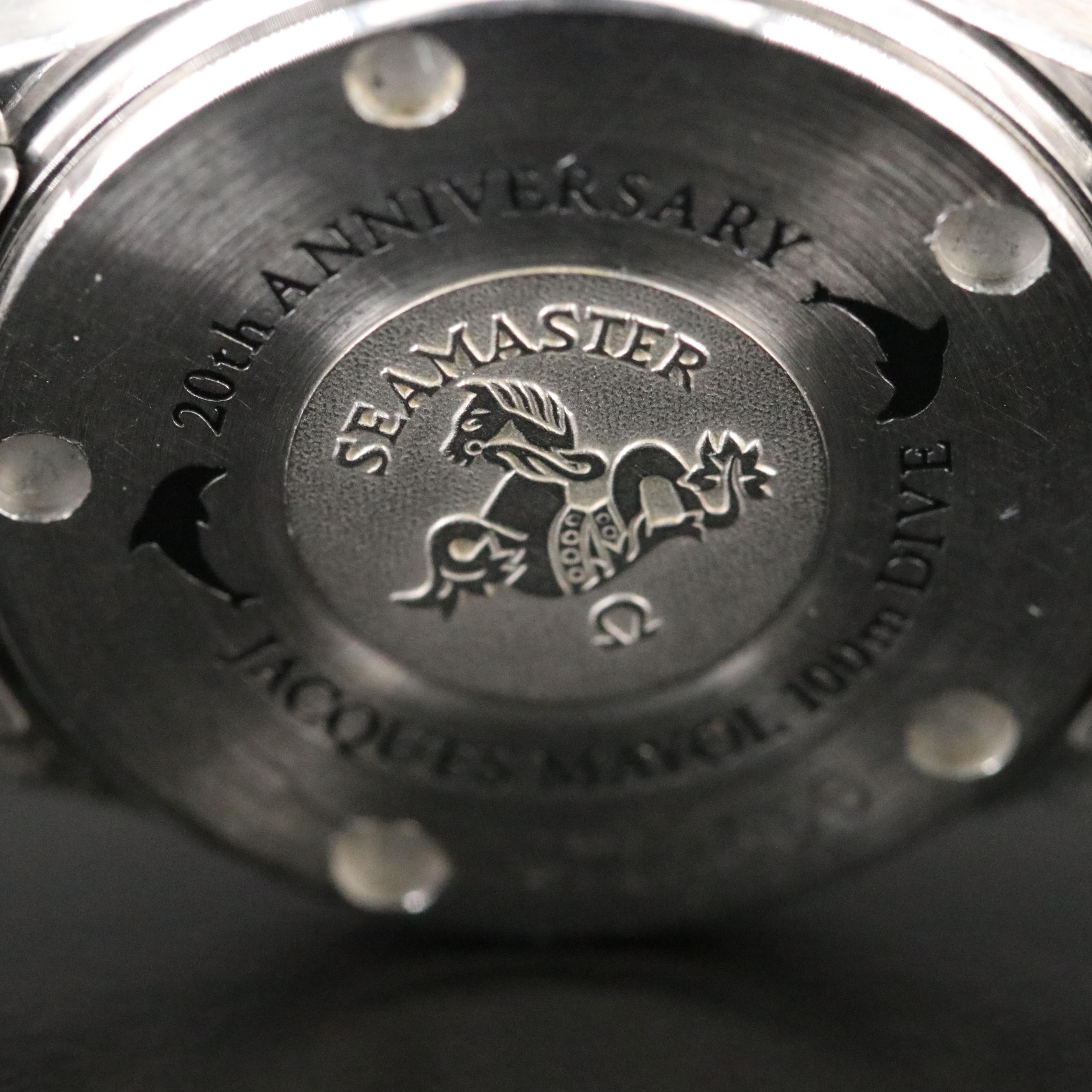 Omega Seamaster 120M Limited Edition 596.1502 Blue Wave 26mm Steel Quartz Watch