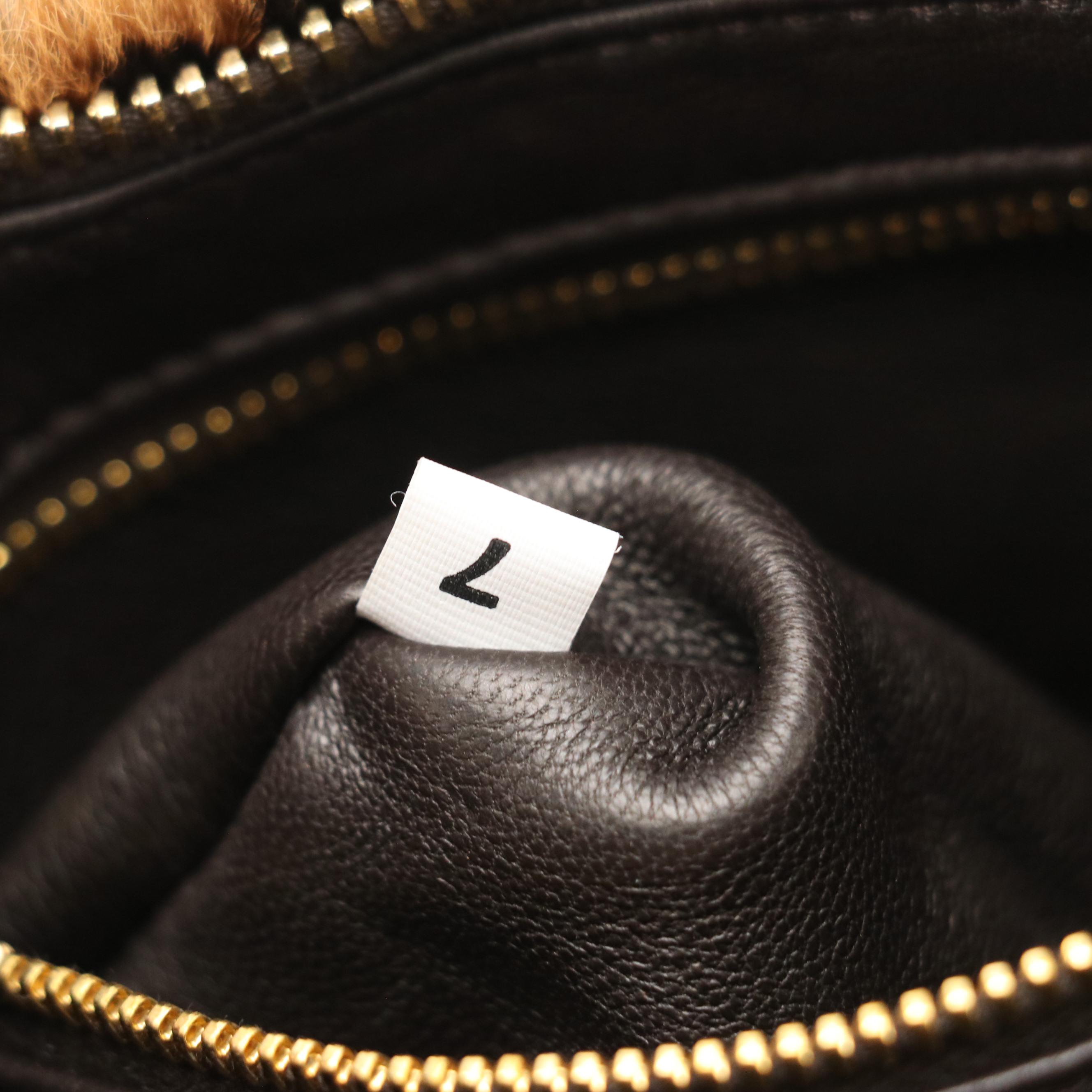 Prada Wristlet Clutch in Leopard Printed Pony Hair