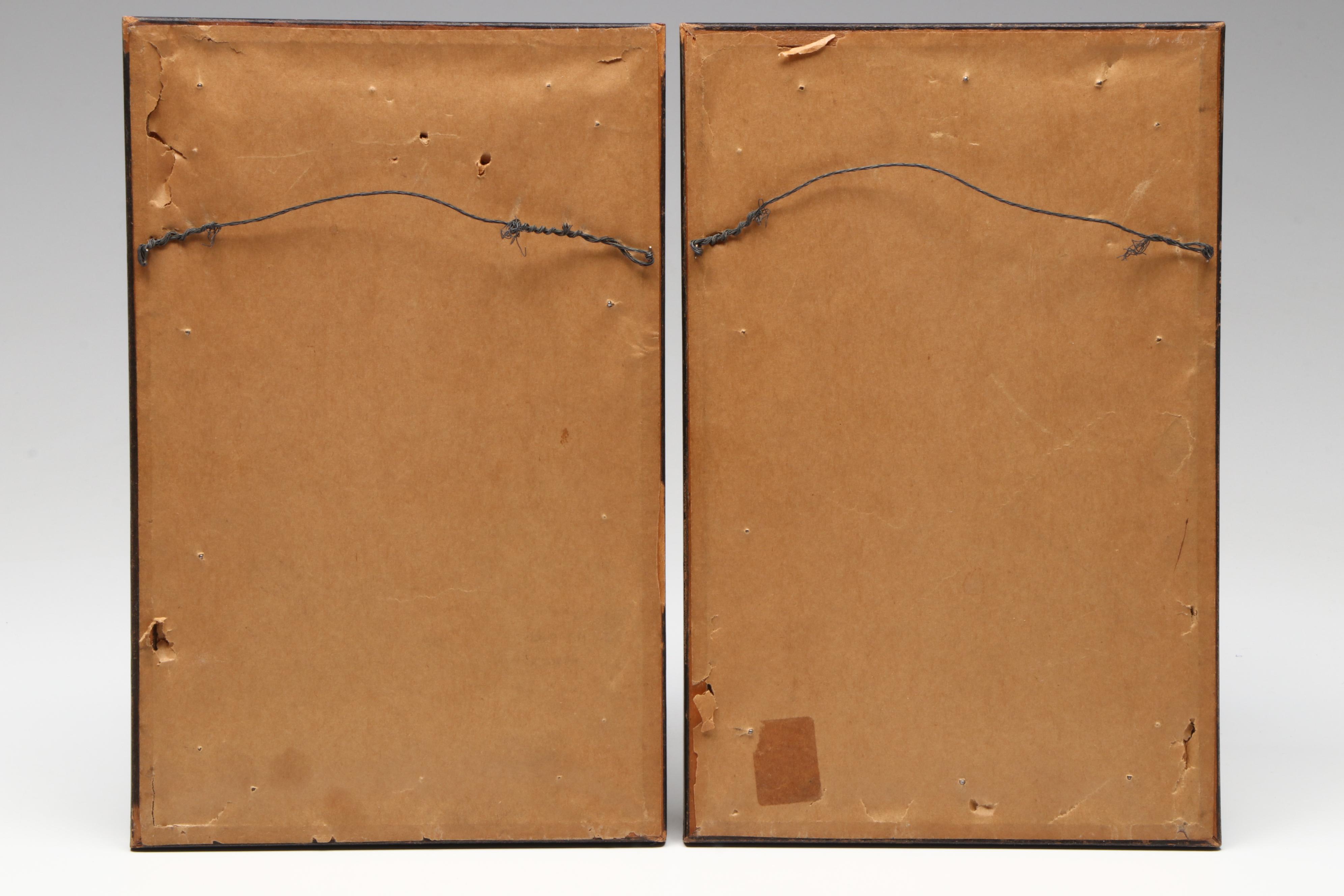 Antique Native American Portrait Engravings After George Catlin, 19th Century