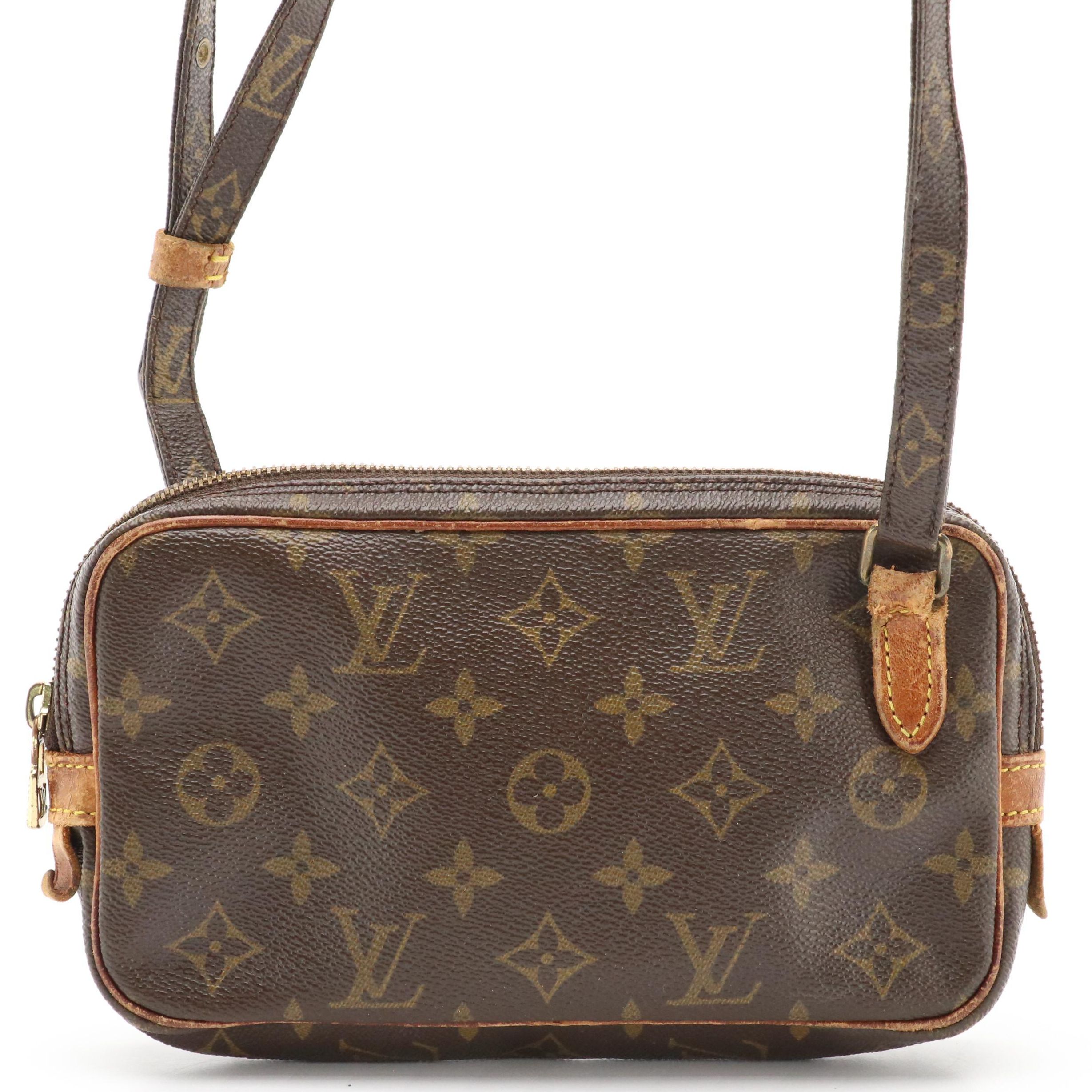Louis Vuitton Pochette Marly Bandoulière Bag in Monogram Canvas