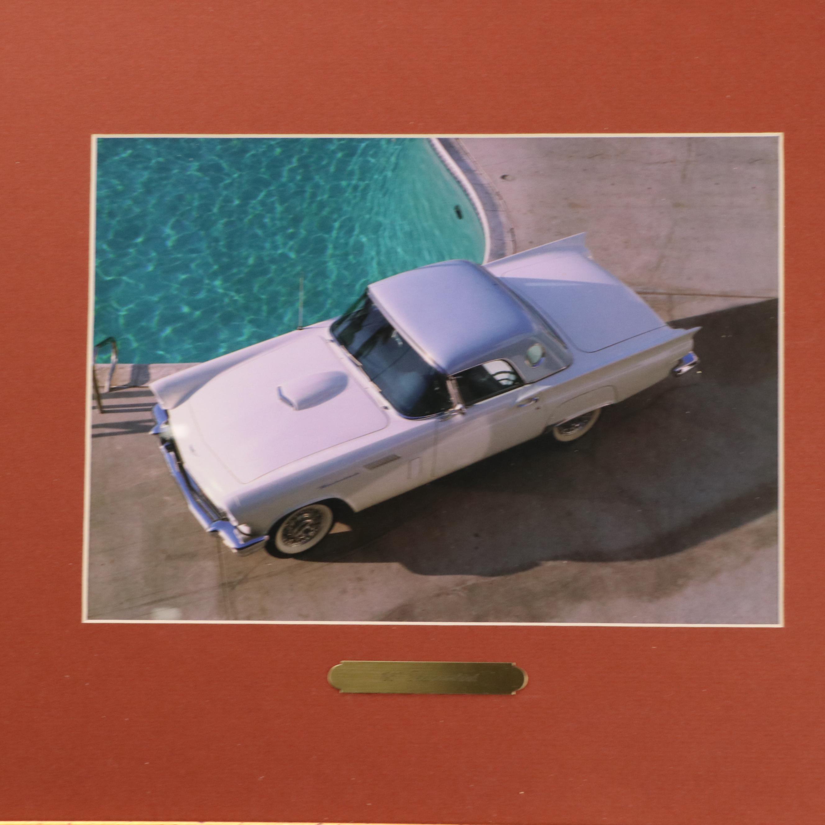 Four 1956 and 1957 Ford Thunderbird Automotive Prints