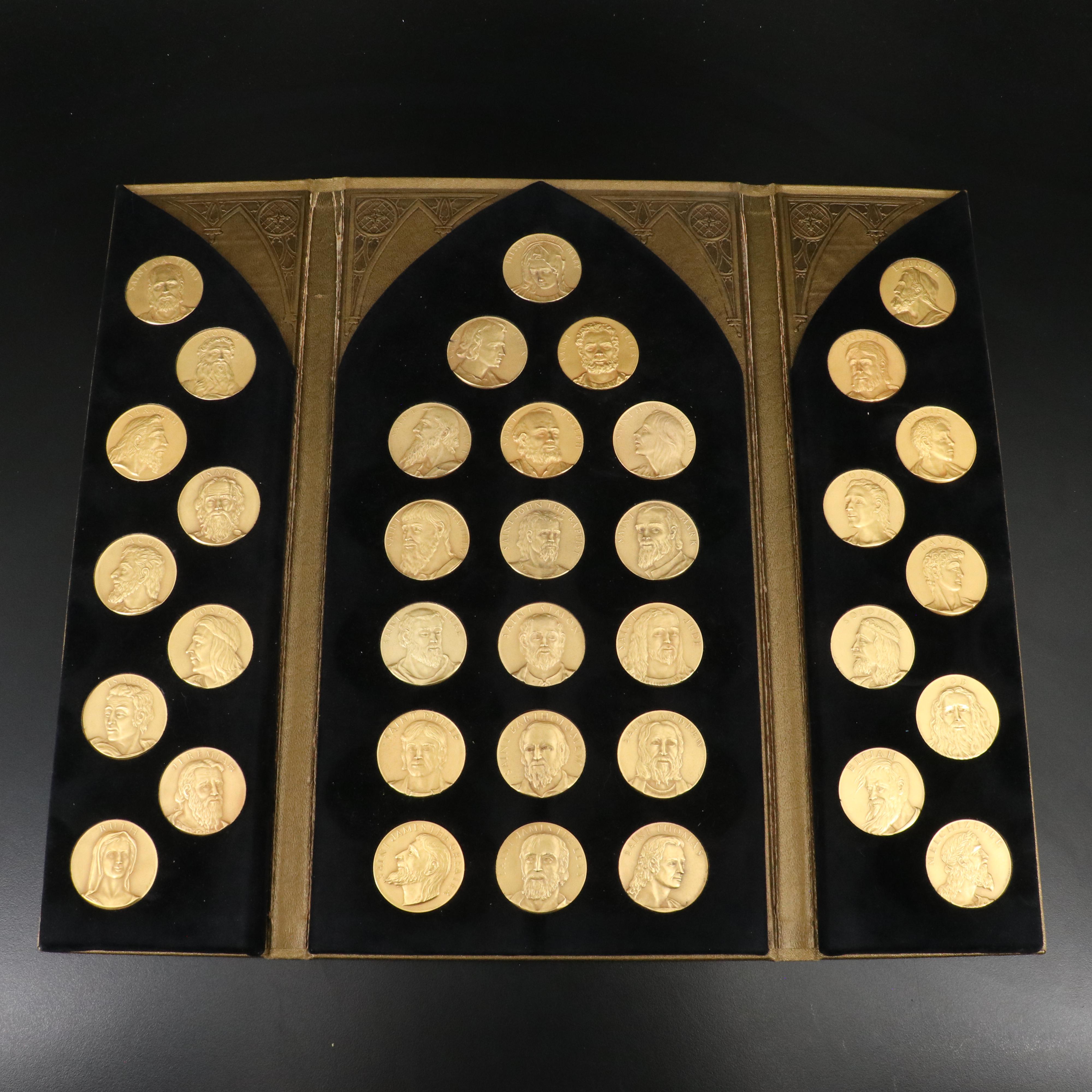 Medallic Art Company Gold Plated Silver Medals of the Saints