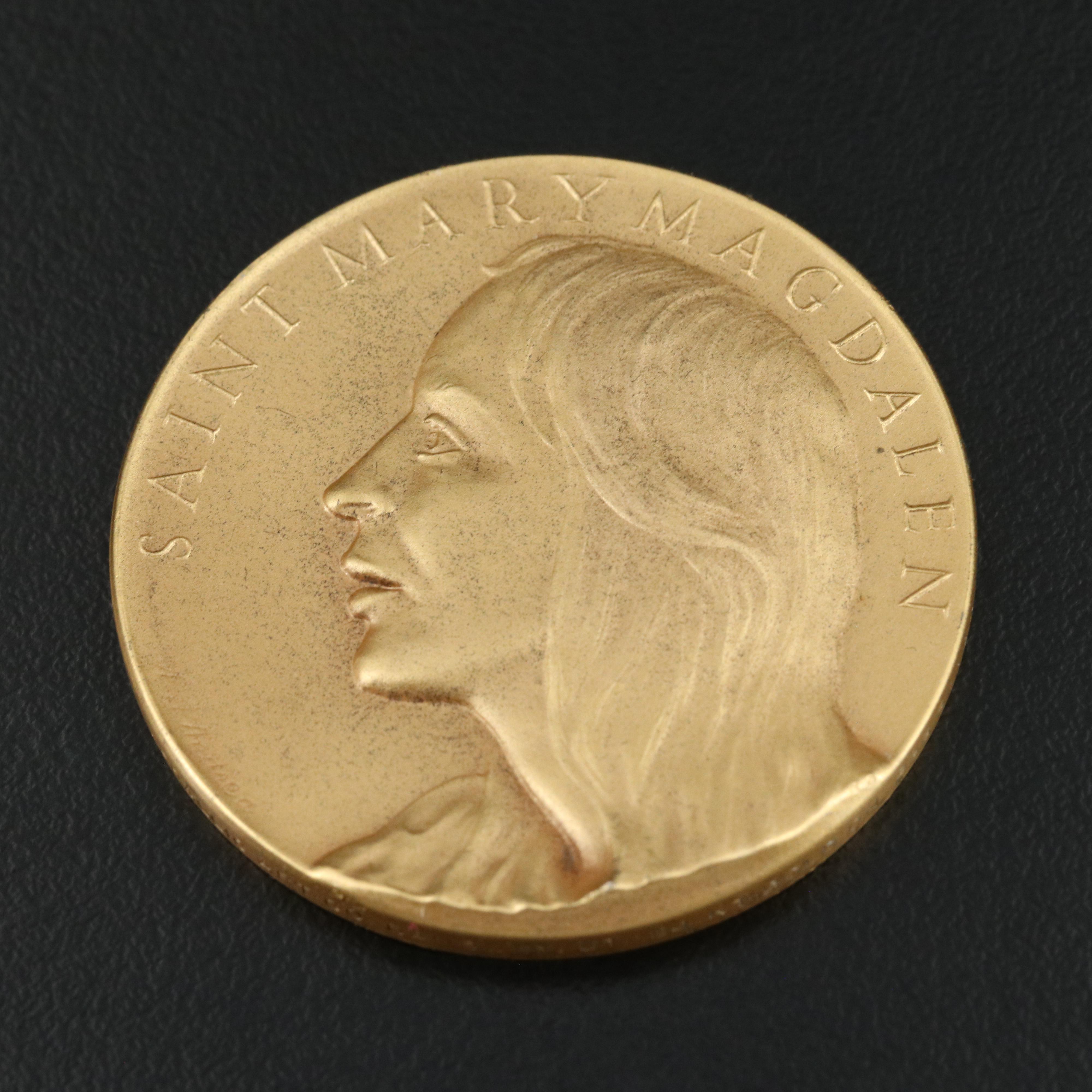 Medallic Art Company Gold Plated Silver Medals of the Saints