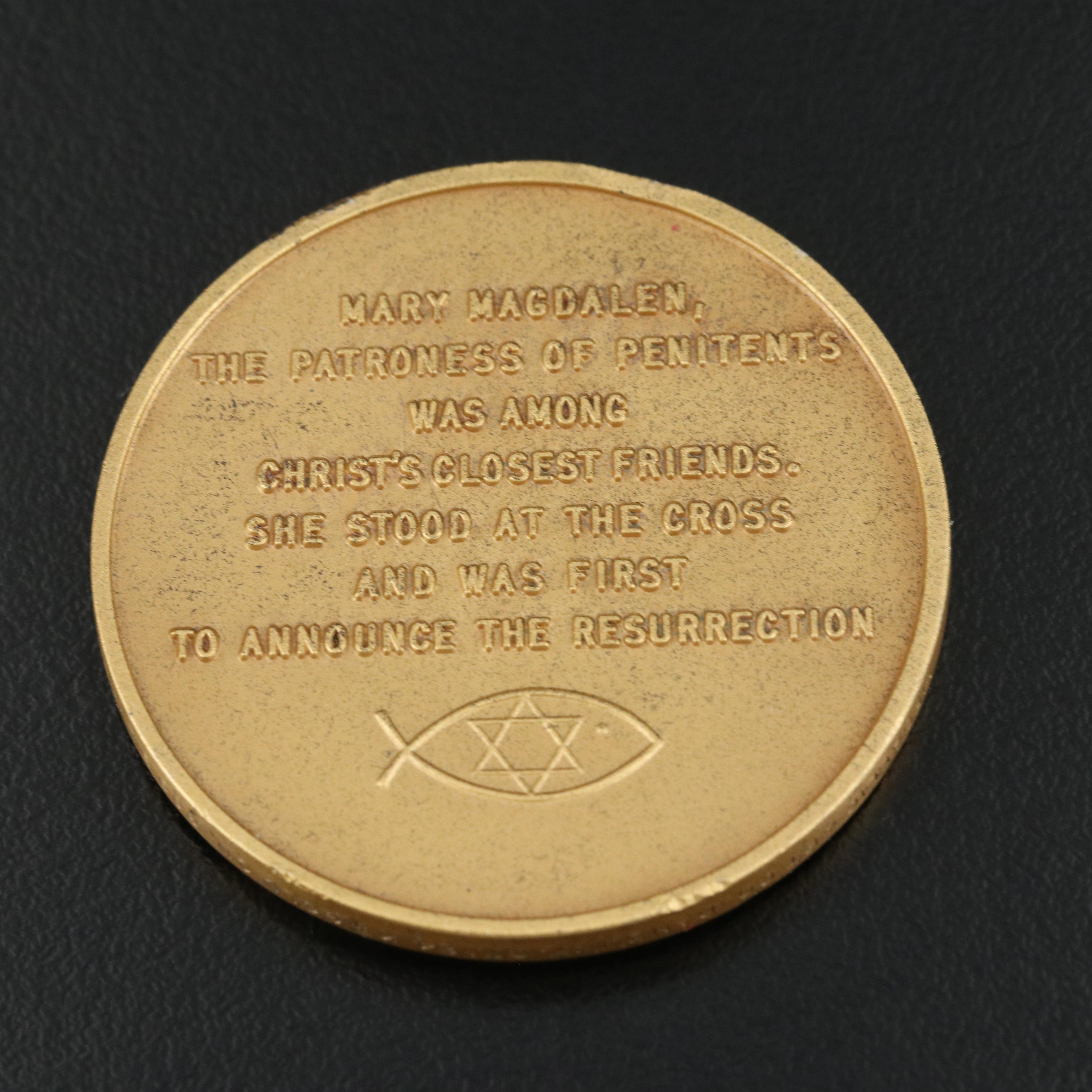 Medallic Art Company Gold Plated Silver Medals of the Saints