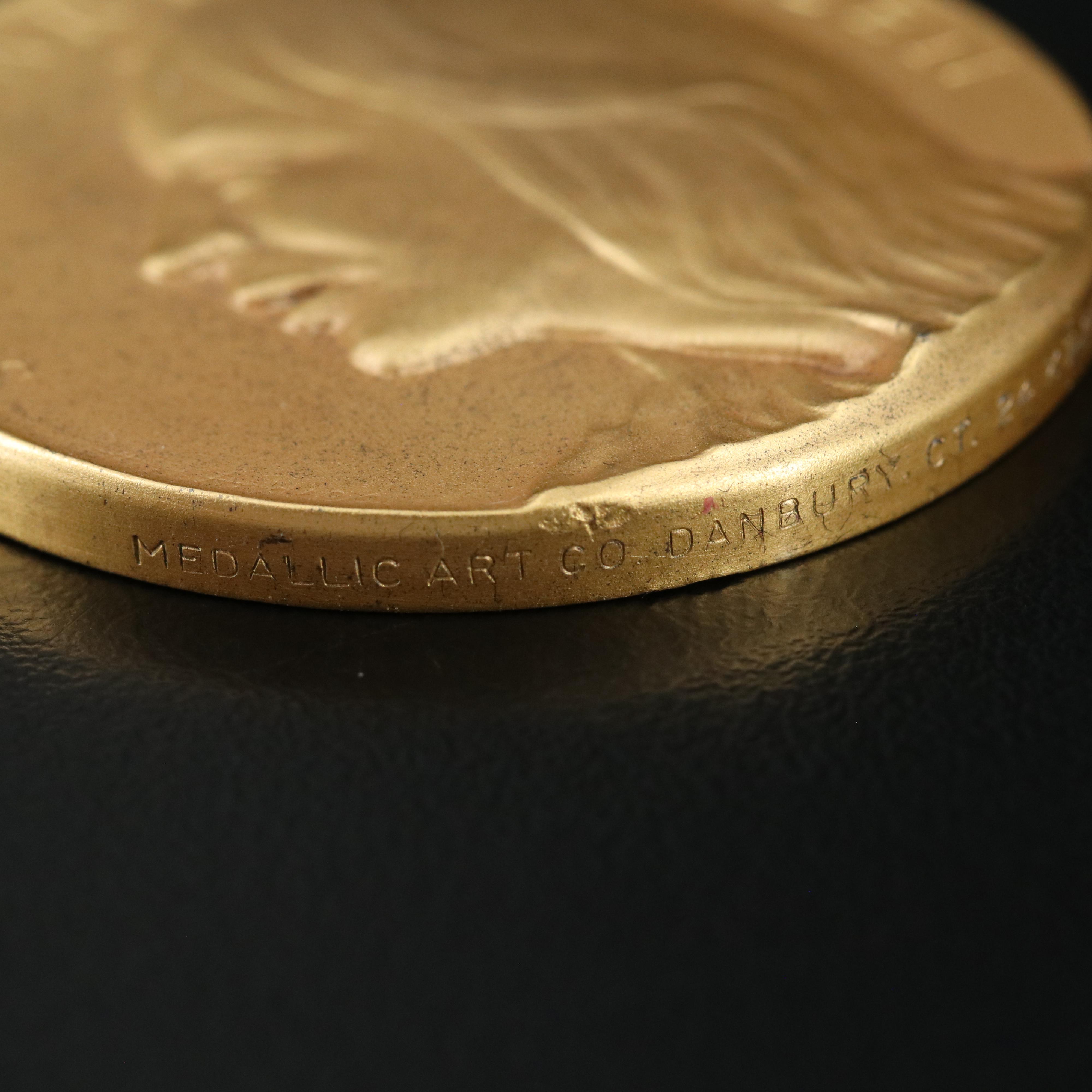 Medallic Art Company Gold Plated Silver Medals of the Saints