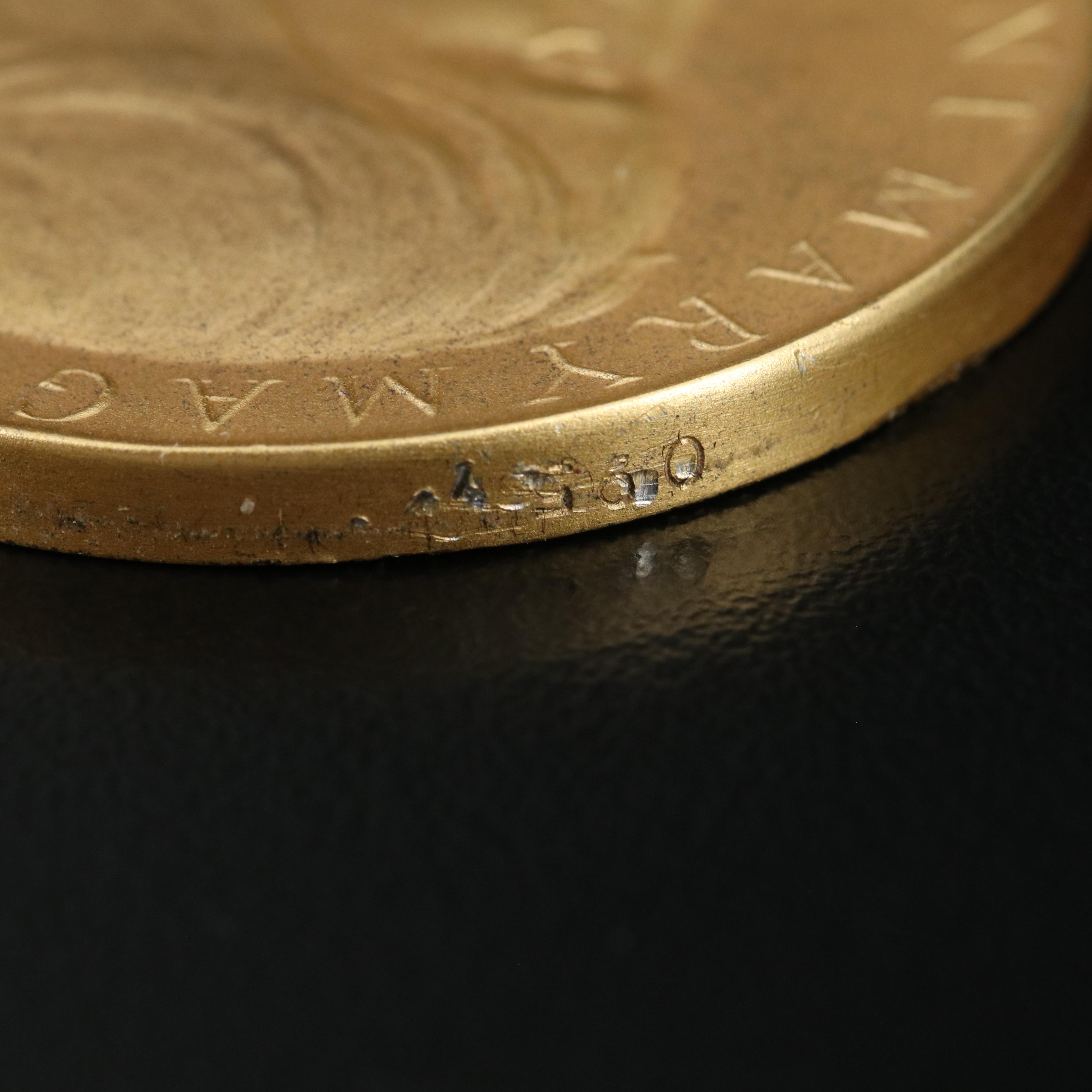 Medallic Art Company Gold Plated Silver Medals of the Saints