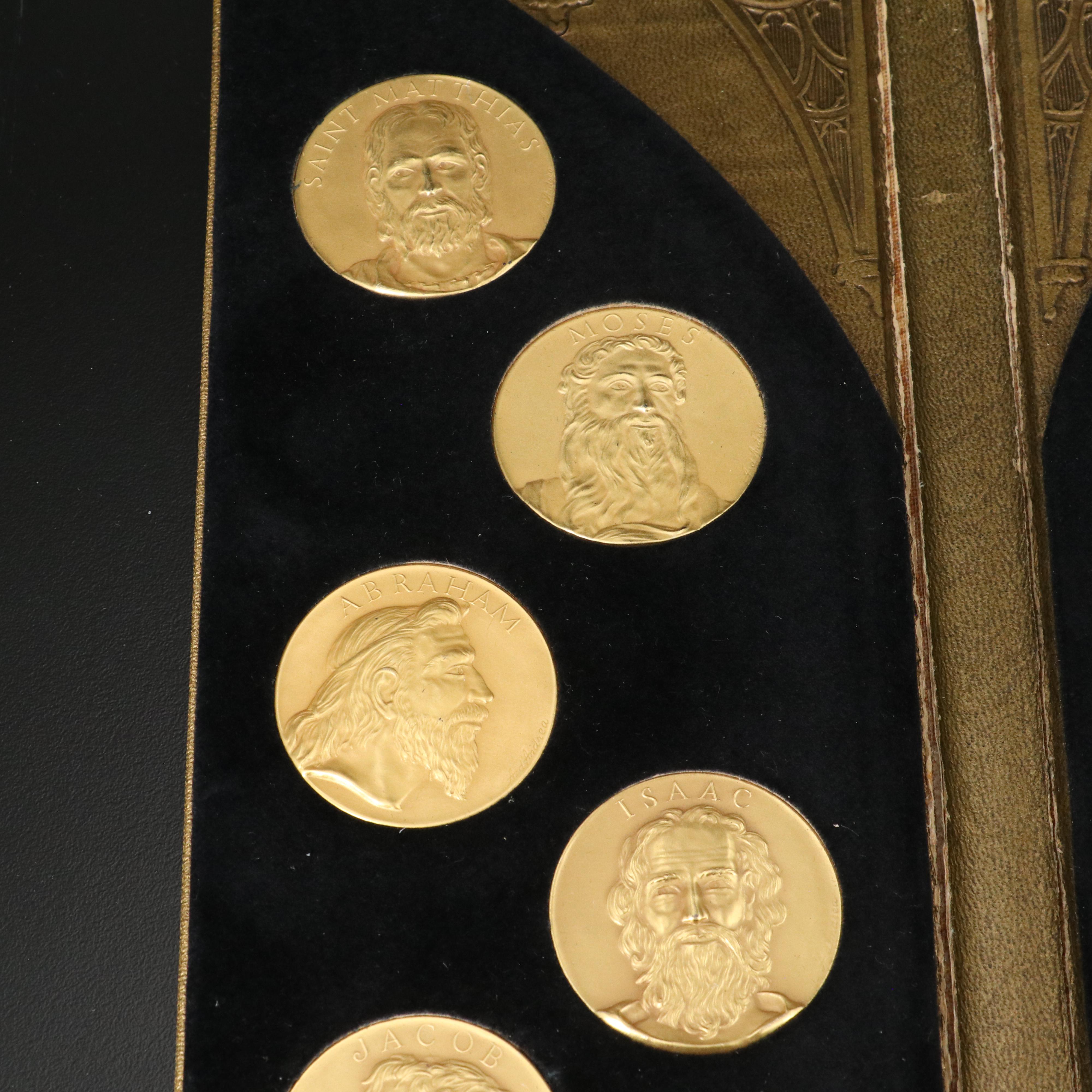 Medallic Art Company Gold Plated Silver Medals of the Saints