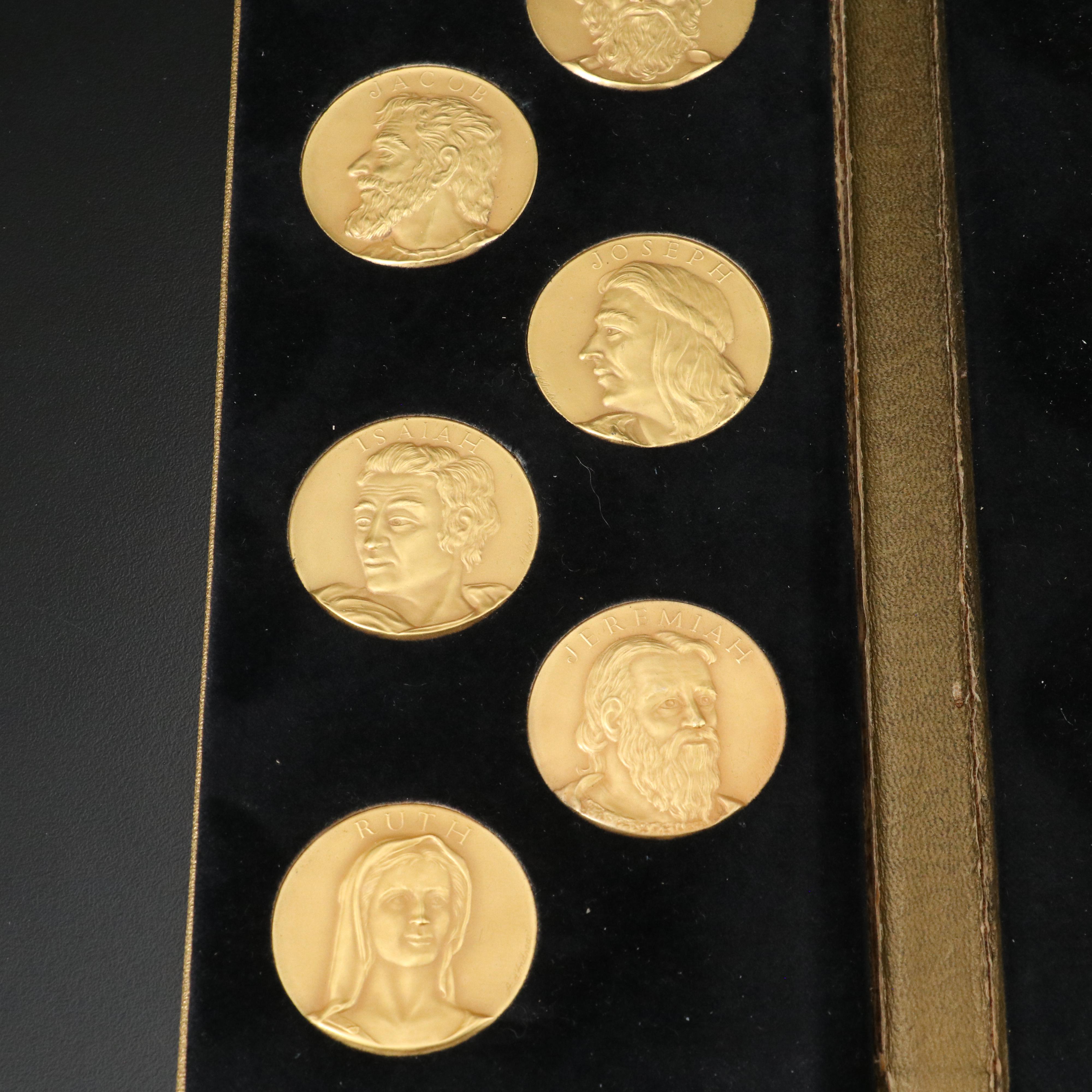 Medallic Art Company Gold Plated Silver Medals of the Saints