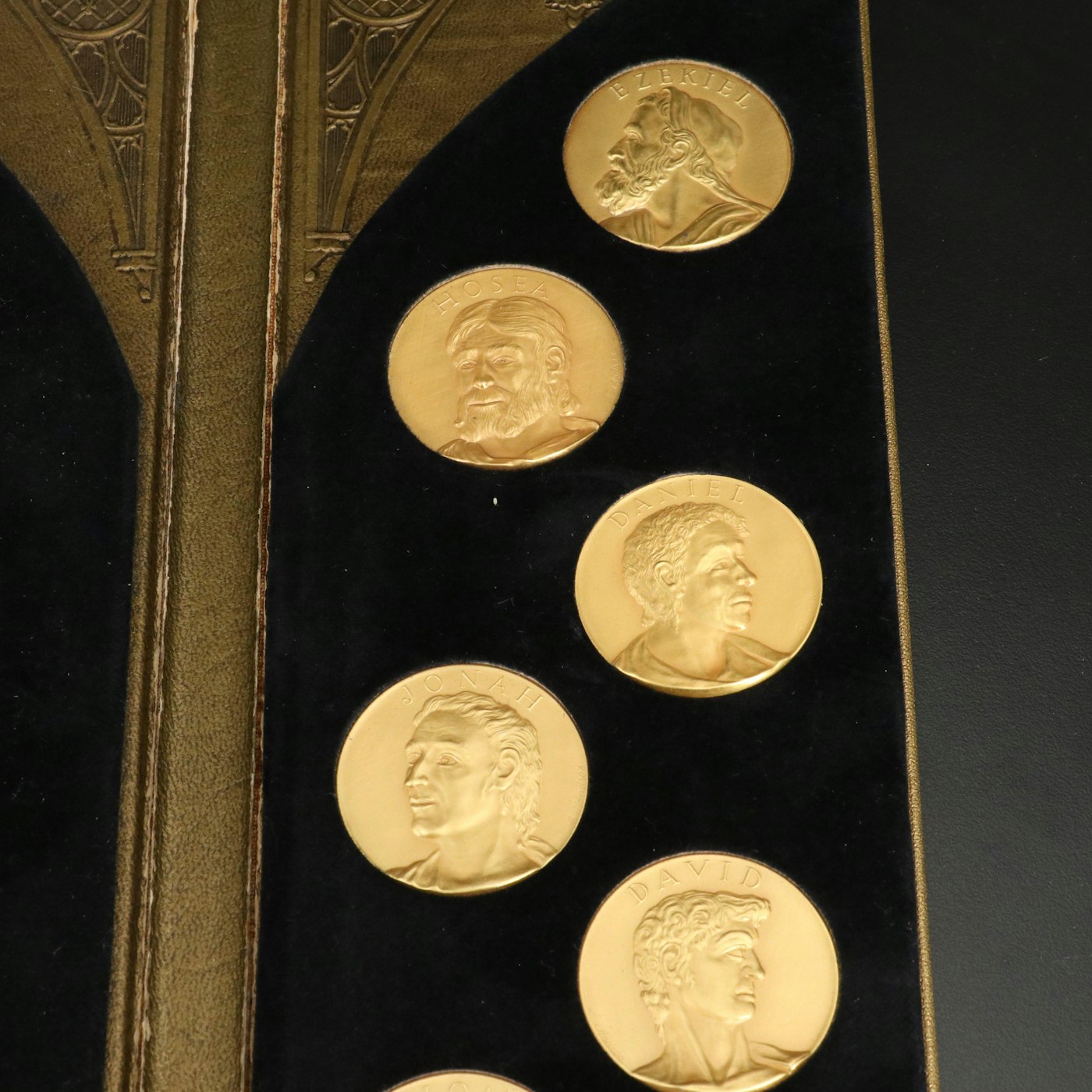 Medallic Art Company Gold Plated Silver Medals of the Saints EBTH