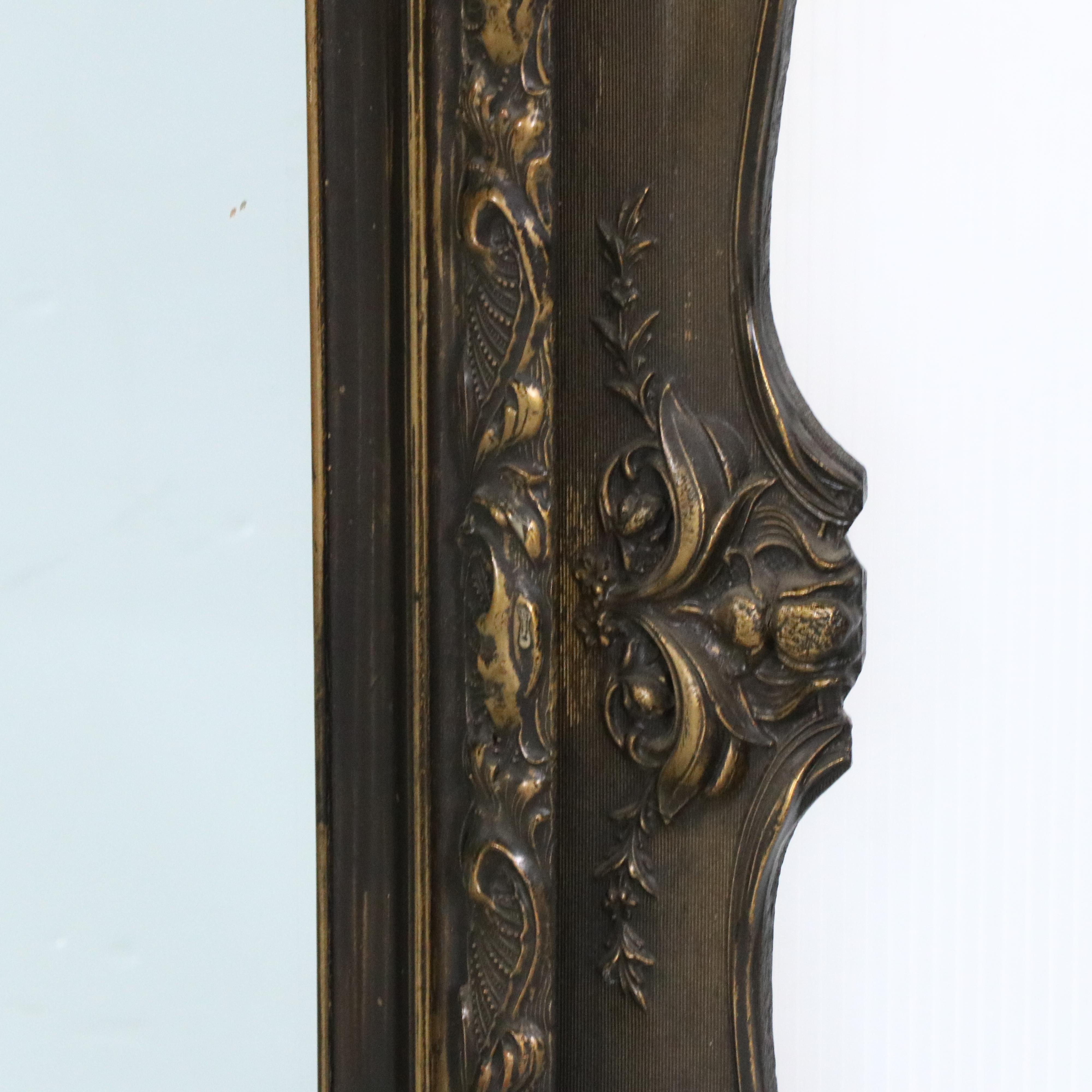 Victorian Style Giltwood and Molded Plaster Wall Mirror, 20th Century