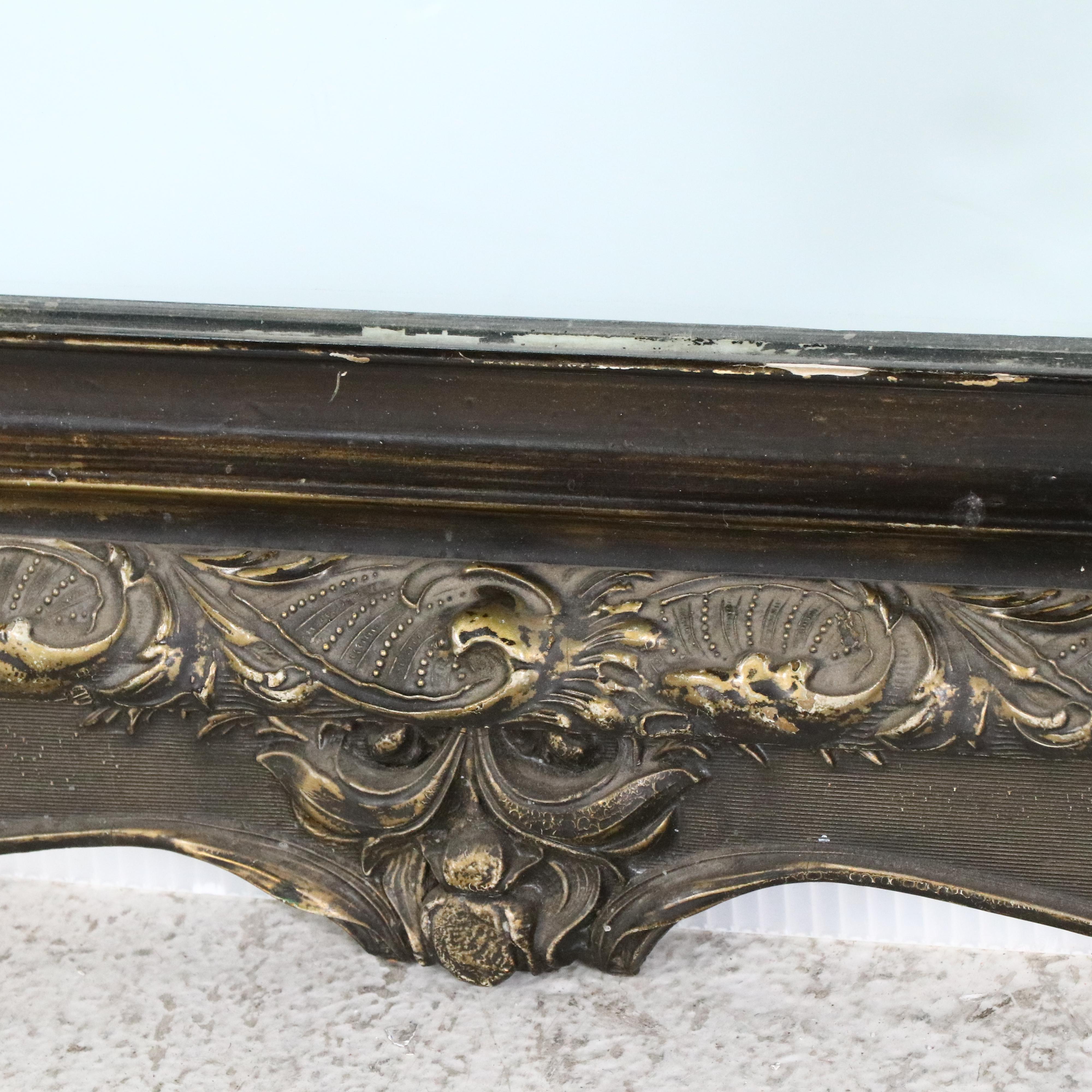 Victorian Style Giltwood and Molded Plaster Wall Mirror, 20th Century