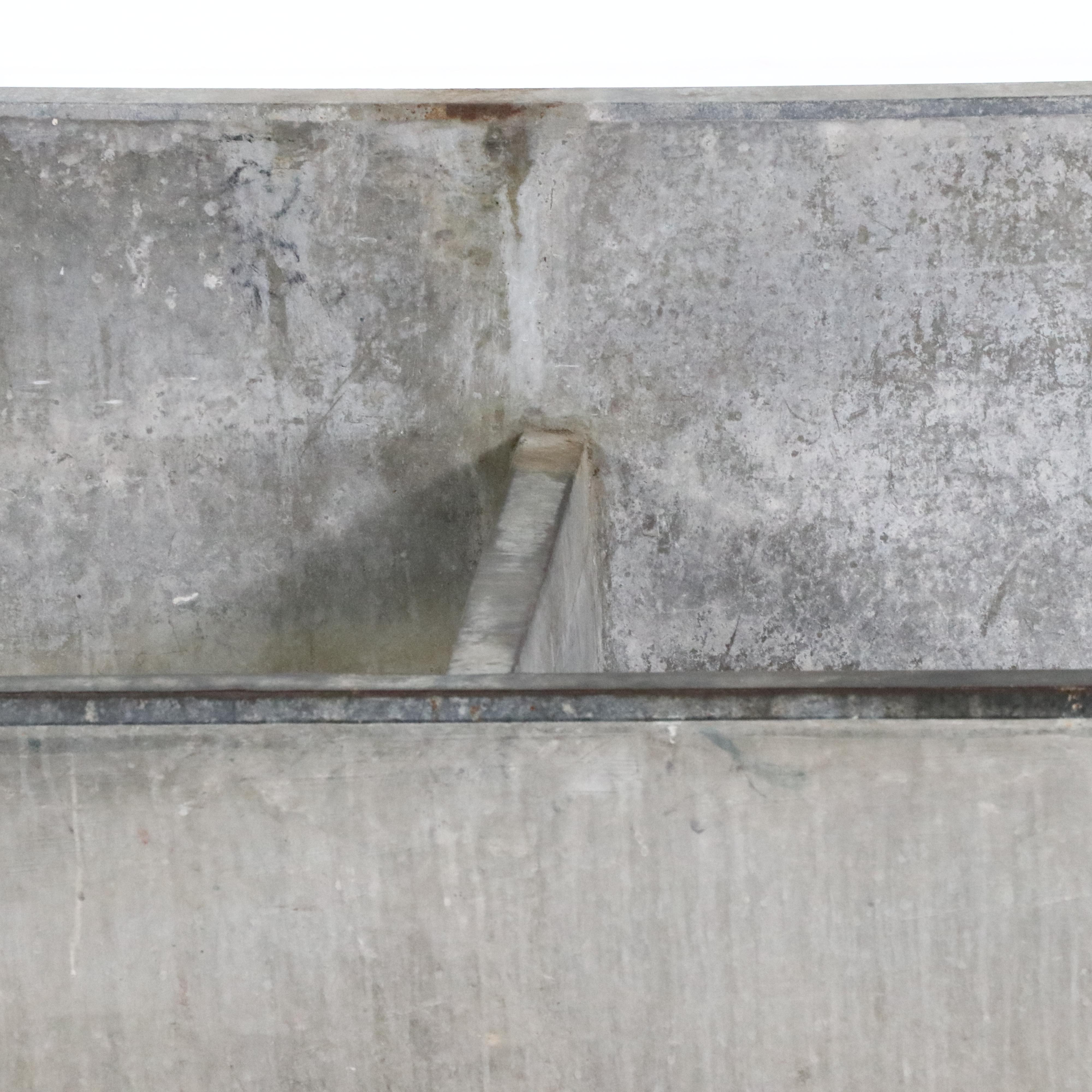 Concrete Three-Chamber Sink