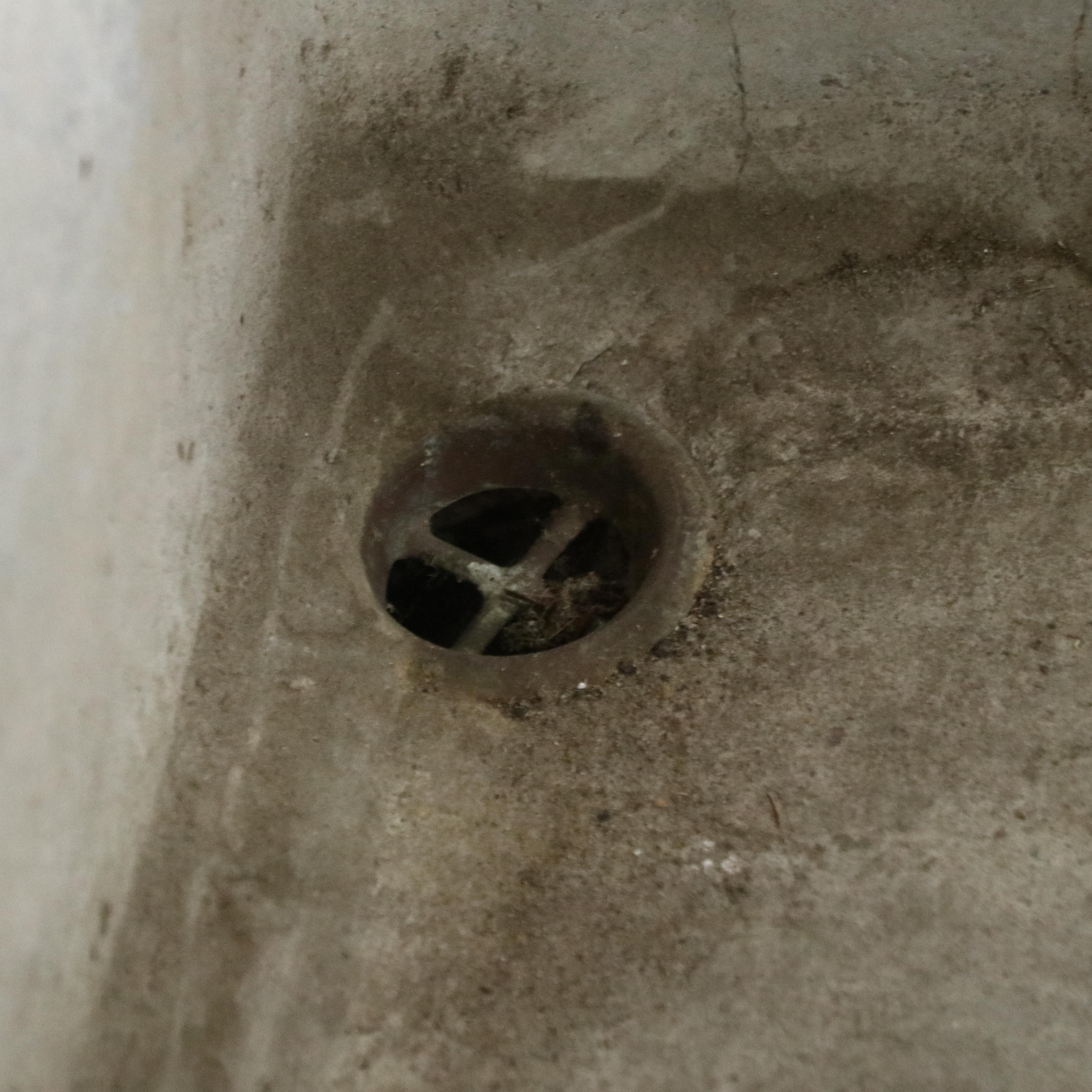 Concrete Three-Chamber Sink
