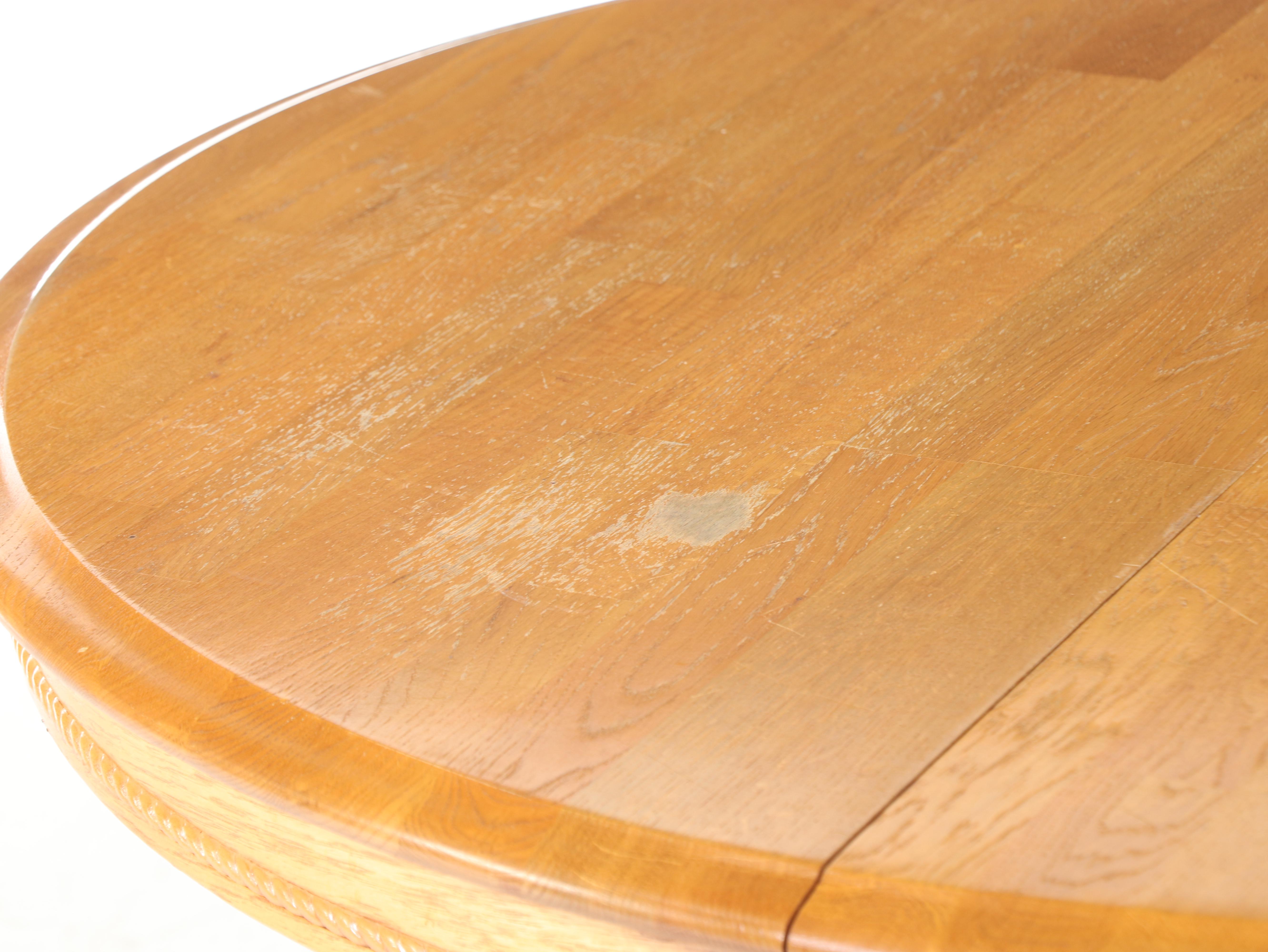 Five-Piece Colonial Style Oak Dining Set